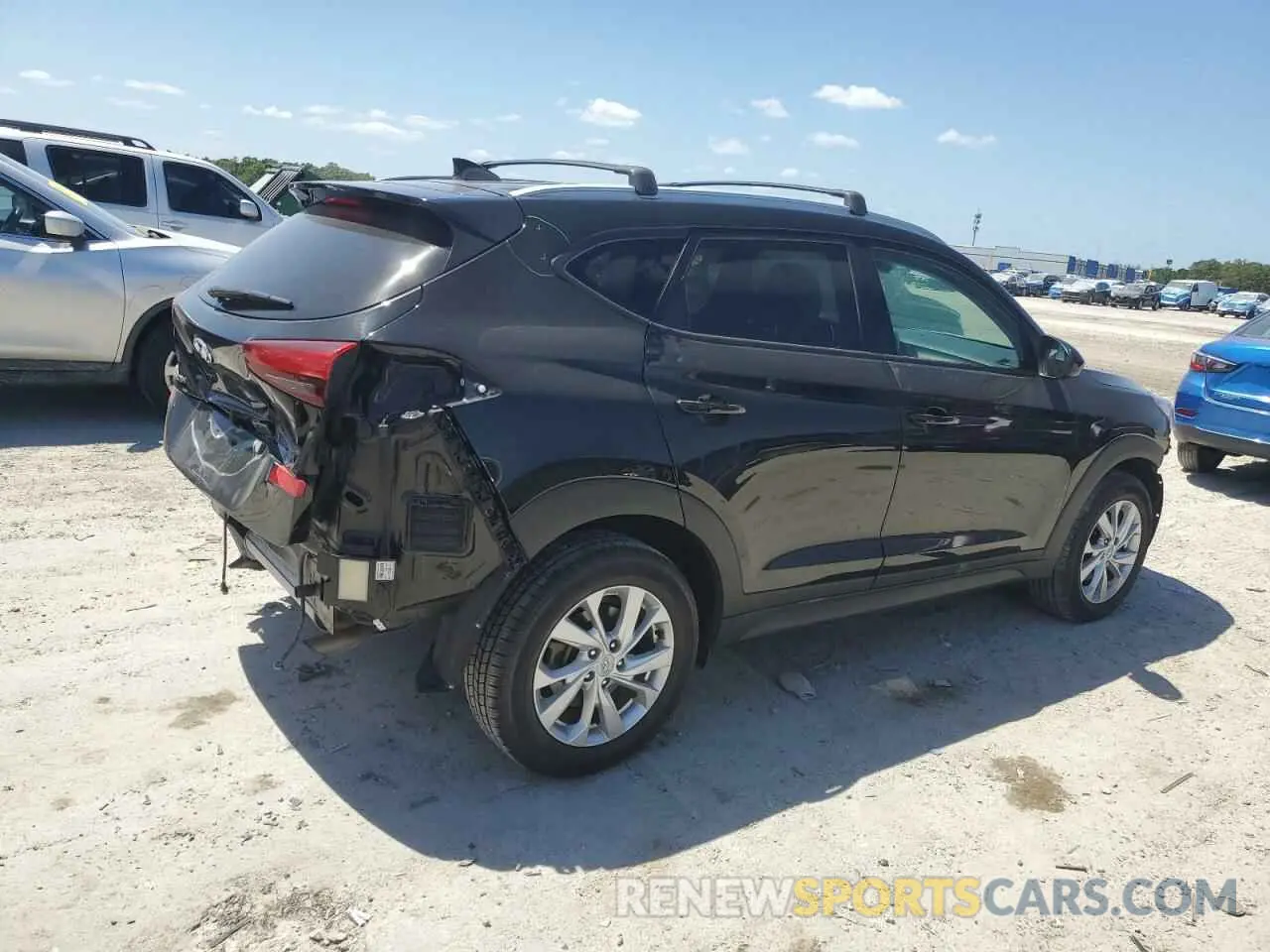 3 Photograph of a damaged car KM8J33A45MU381305 HYUNDAI TUCSON 2021