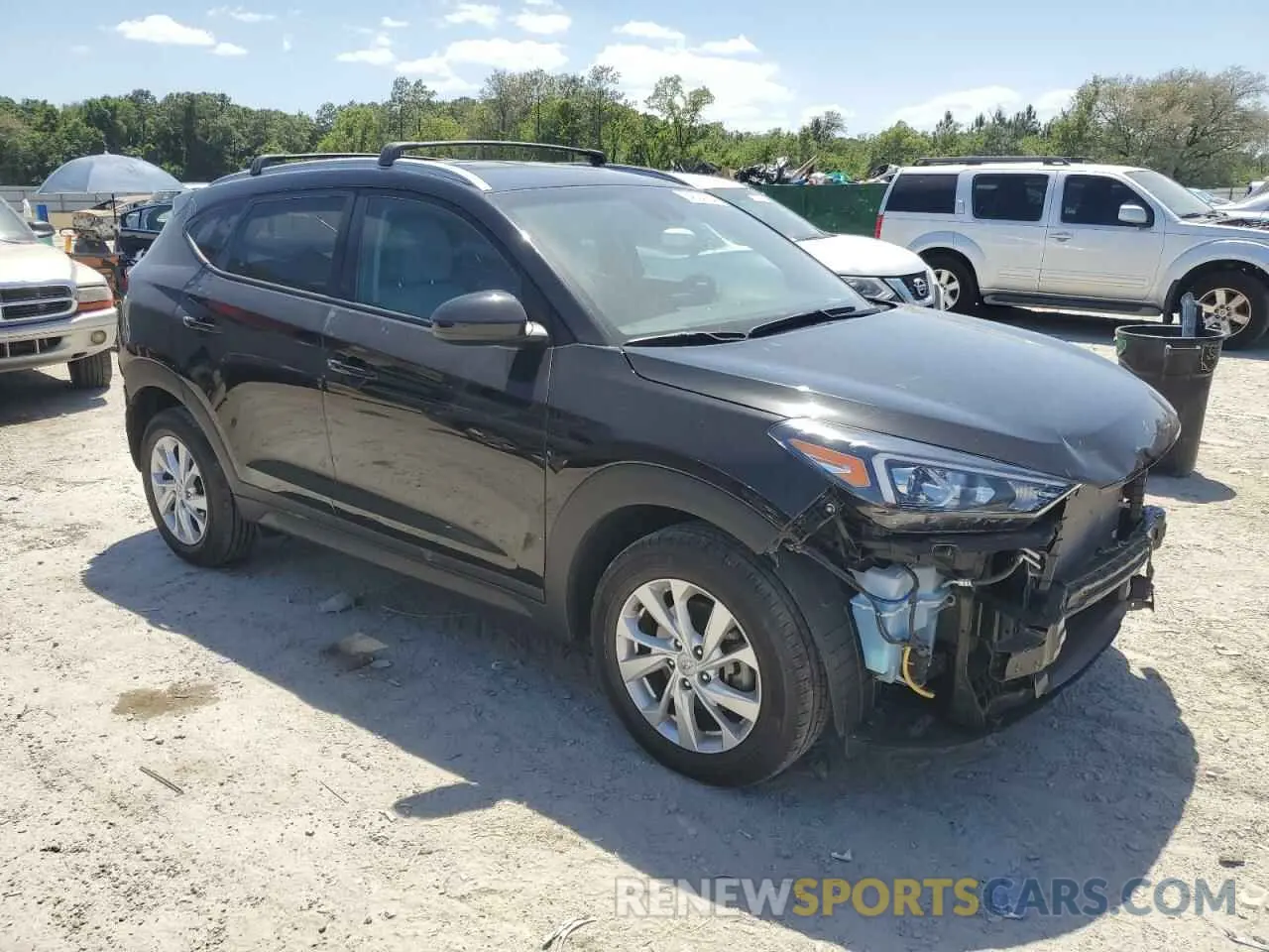 4 Photograph of a damaged car KM8J33A45MU381305 HYUNDAI TUCSON 2021