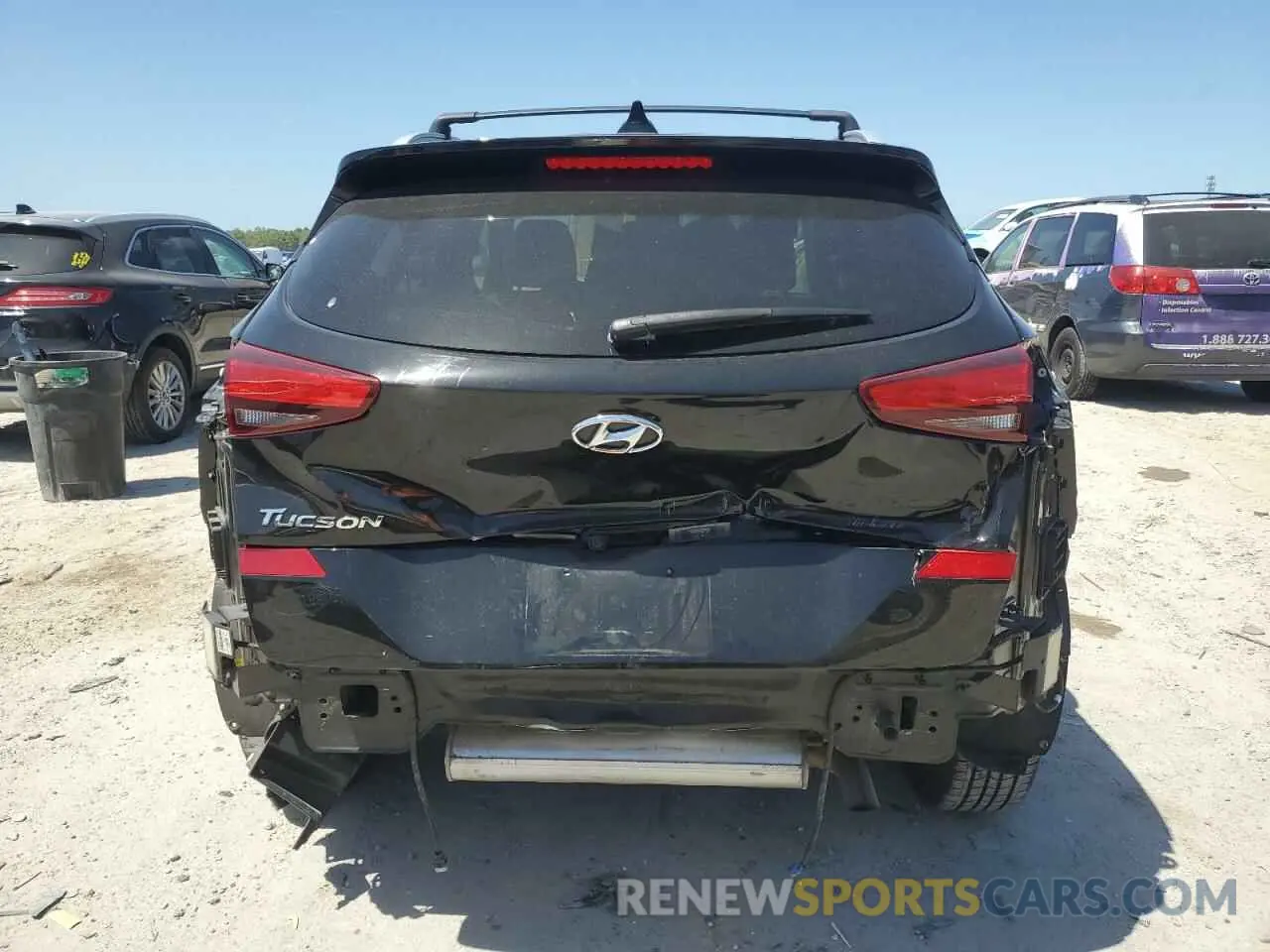 6 Photograph of a damaged car KM8J33A45MU381305 HYUNDAI TUCSON 2021