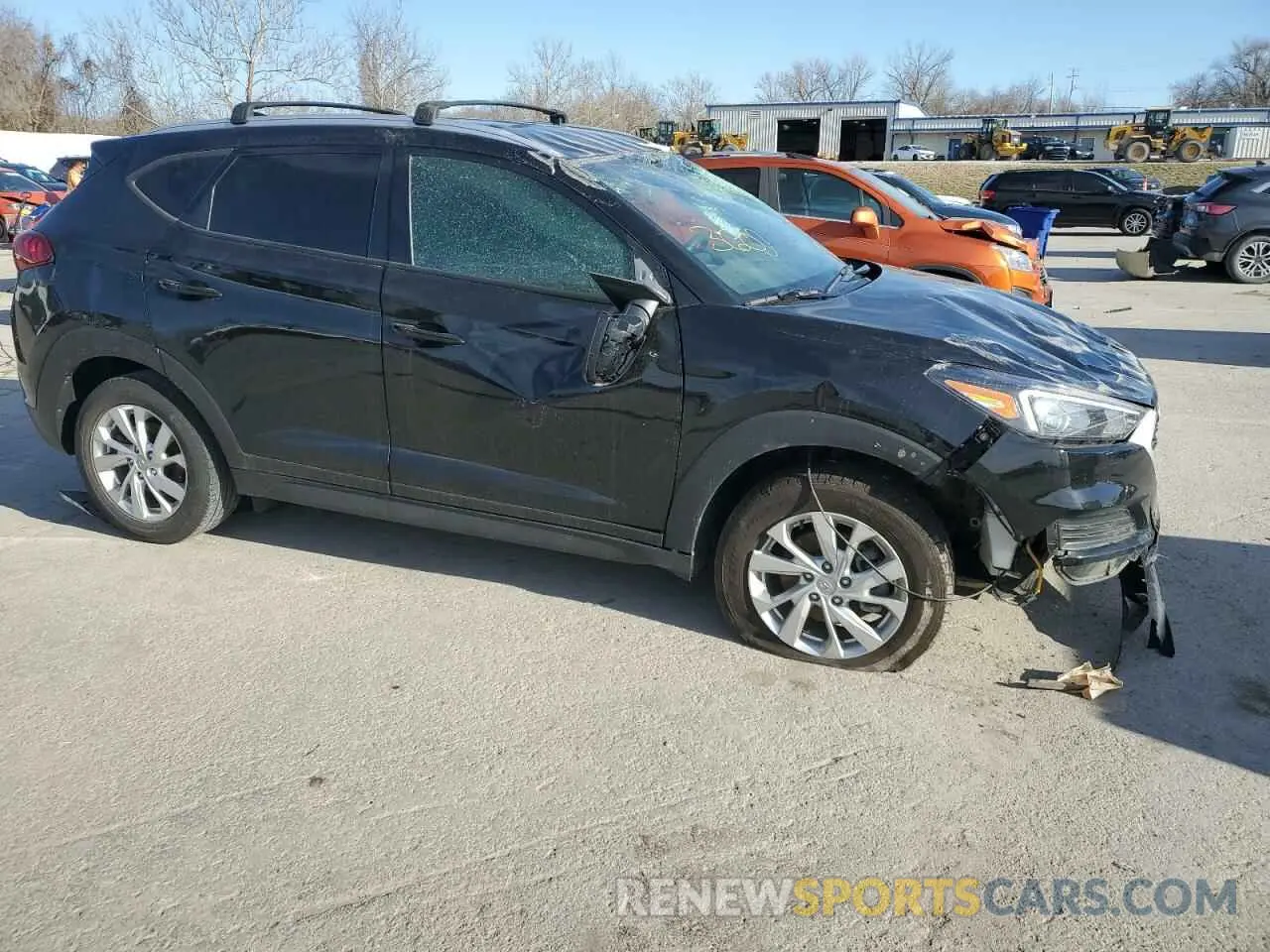 4 Photograph of a damaged car KM8J33A45MU381496 HYUNDAI TUCSON 2021