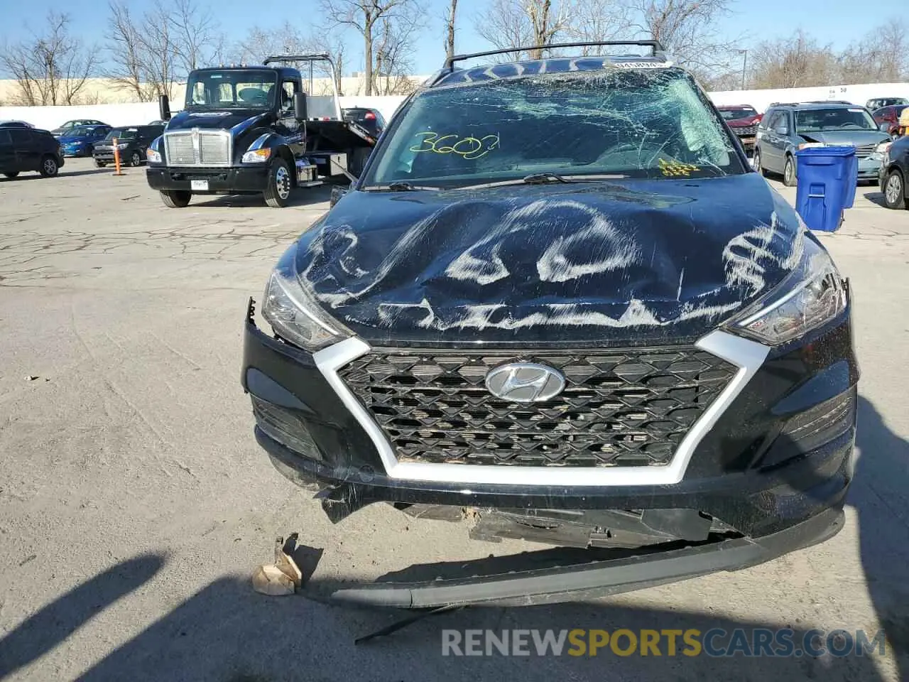 5 Photograph of a damaged car KM8J33A45MU381496 HYUNDAI TUCSON 2021