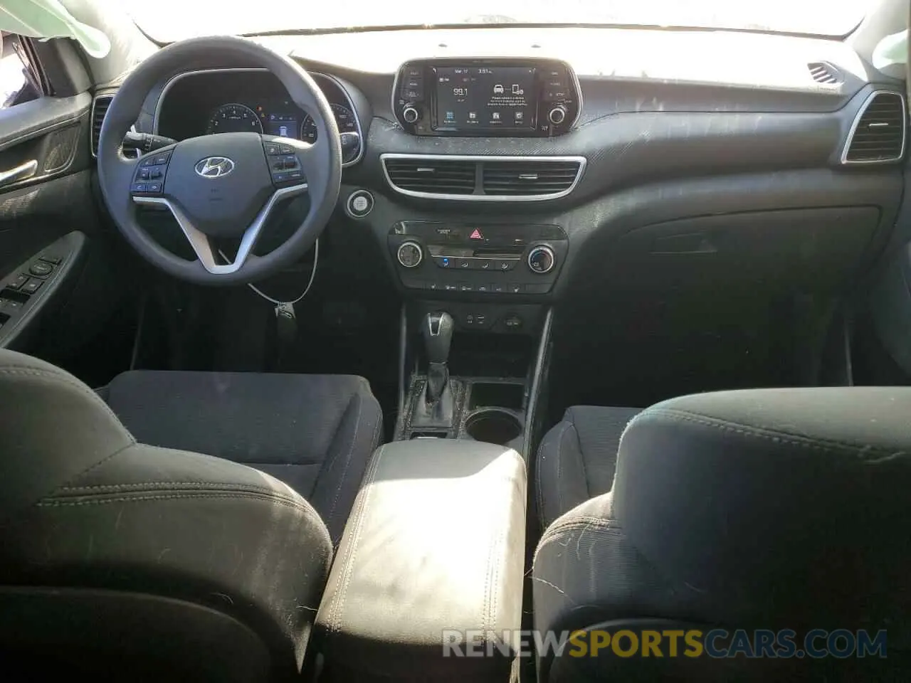 8 Photograph of a damaged car KM8J33A45MU381496 HYUNDAI TUCSON 2021