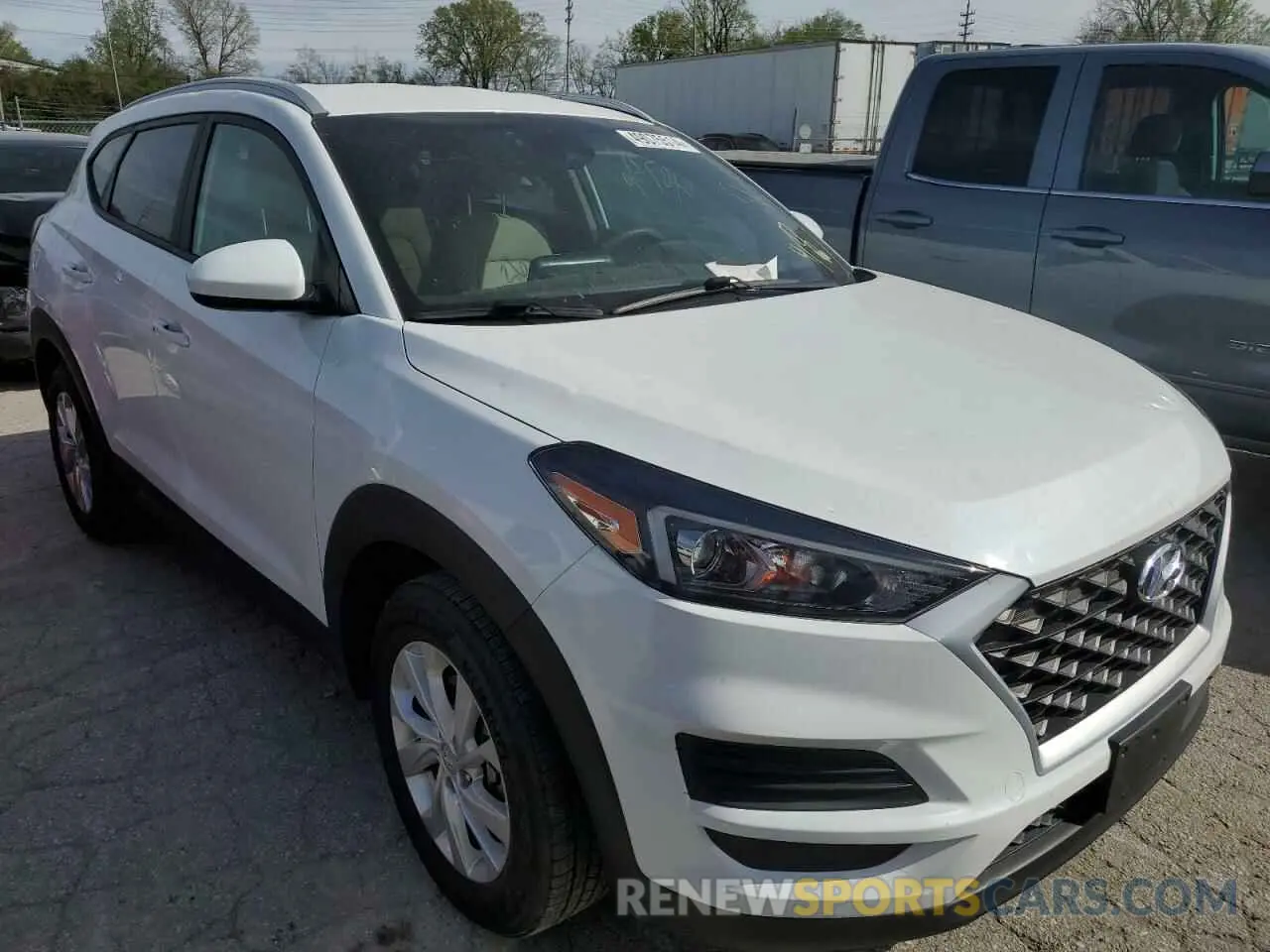 4 Photograph of a damaged car KM8J33A46MU301347 HYUNDAI TUCSON 2021