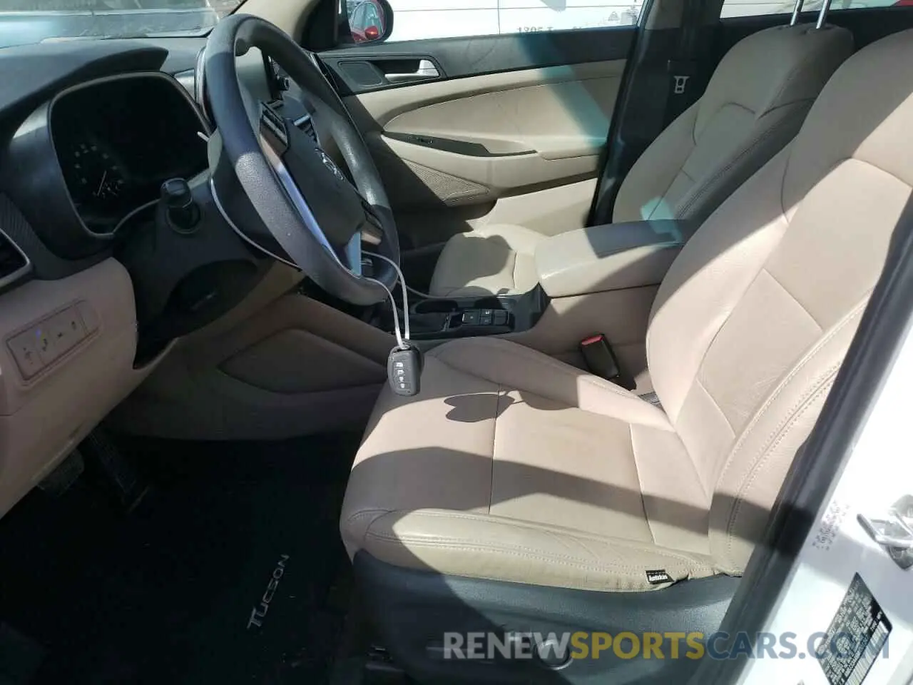 7 Photograph of a damaged car KM8J33A46MU301347 HYUNDAI TUCSON 2021