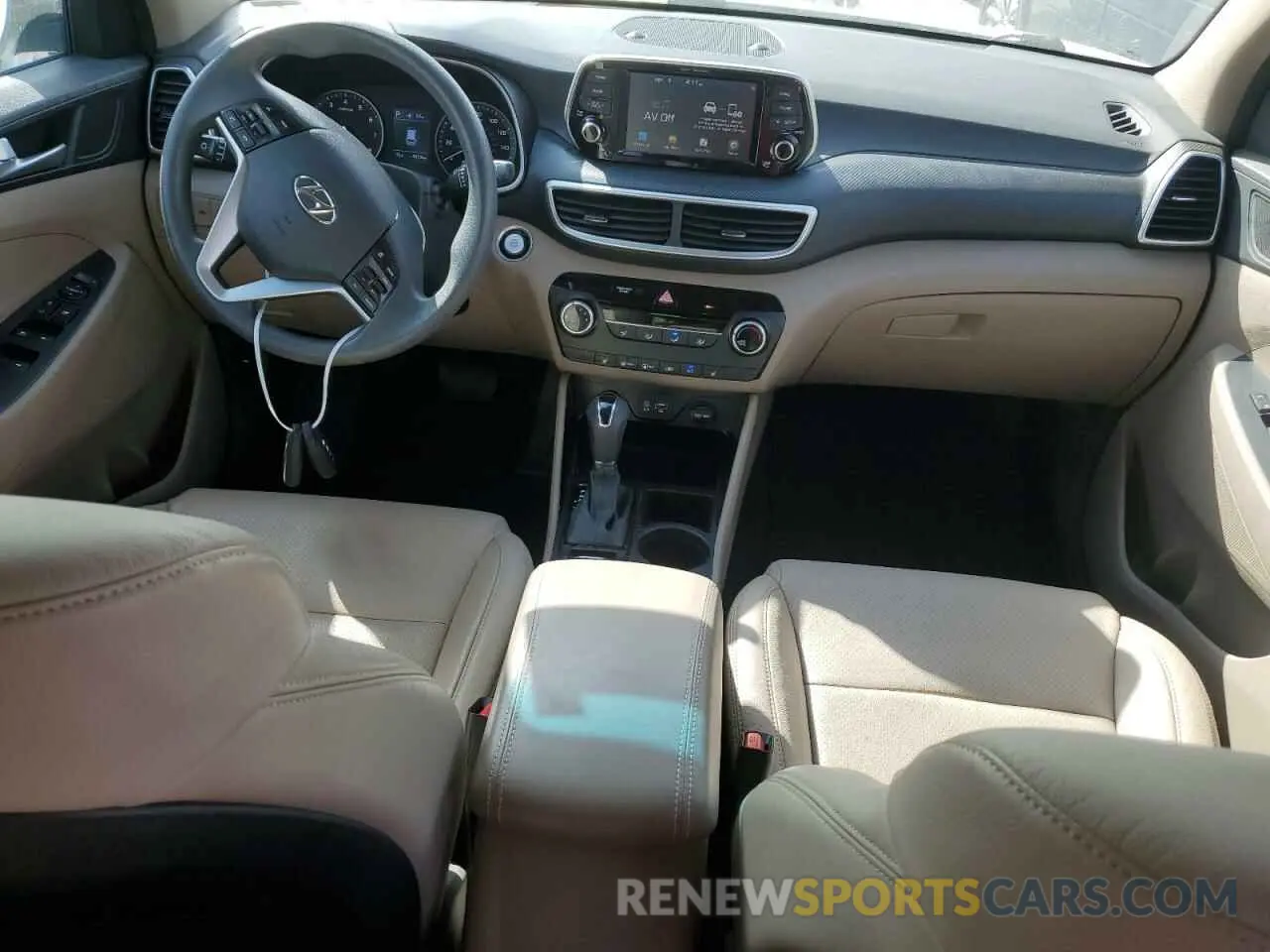 8 Photograph of a damaged car KM8J33A46MU301347 HYUNDAI TUCSON 2021