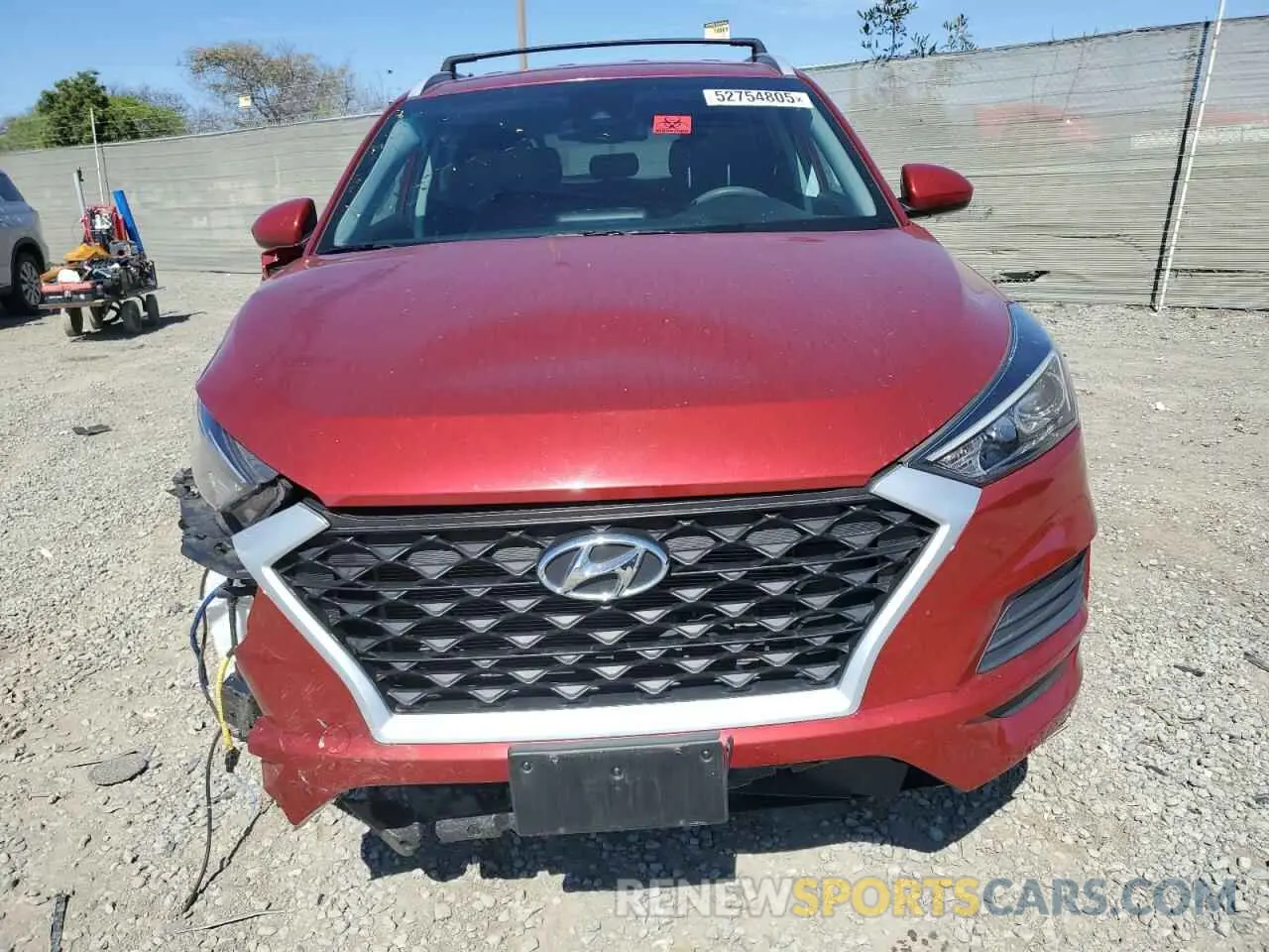 5 Photograph of a damaged car KM8J33A46MU386870 HYUNDAI TUCSON 2021