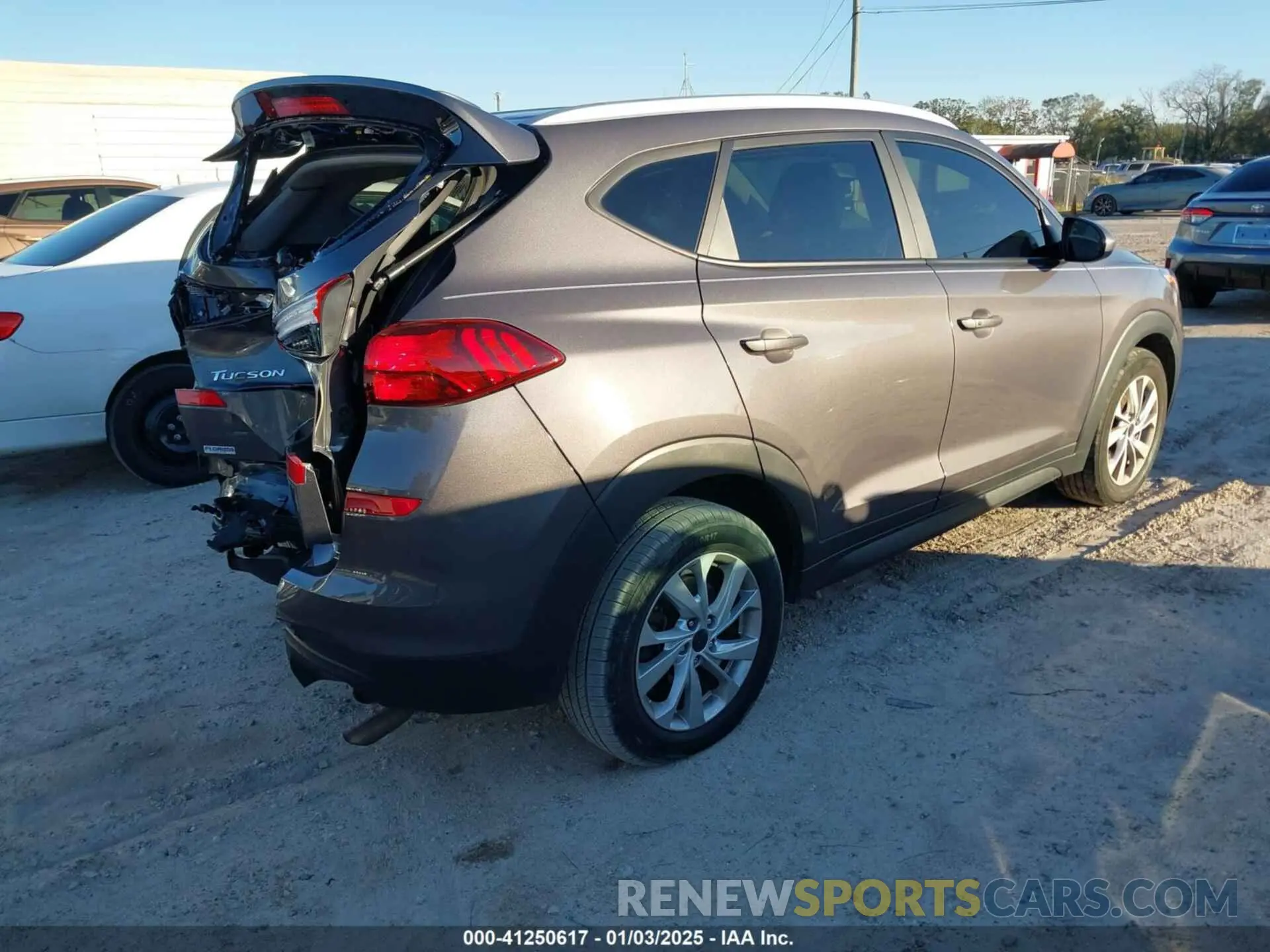 4 Photograph of a damaged car KM8J33A47MU363663 HYUNDAI TUCSON 2021