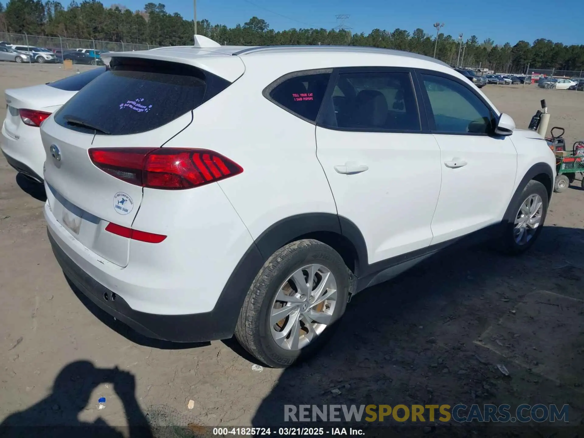 4 Photograph of a damaged car KM8J33A48MU361758 HYUNDAI TUCSON 2021
