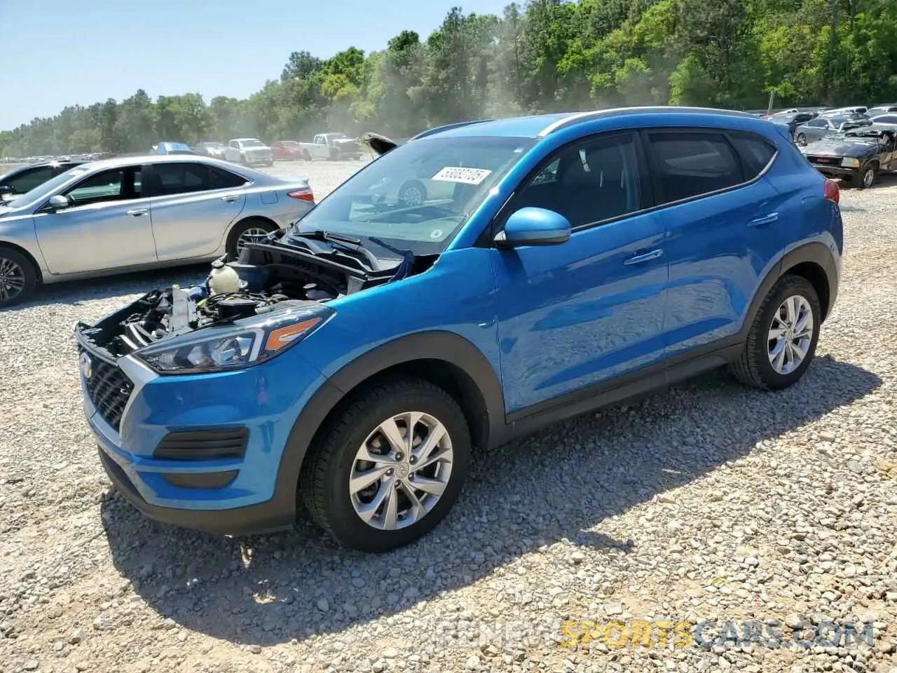 1 Фотография поврежденного автомобиля KM8J33A49MU302492 HYUNDAI TUCSON 2021