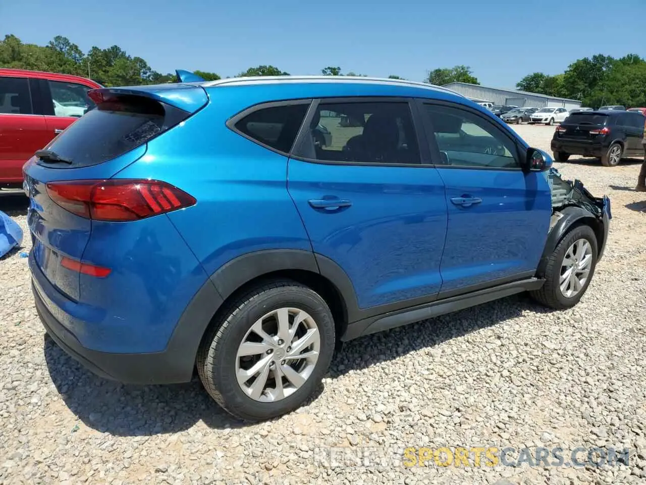 3 Фотография поврежденного автомобиля KM8J33A49MU302492 HYUNDAI TUCSON 2021