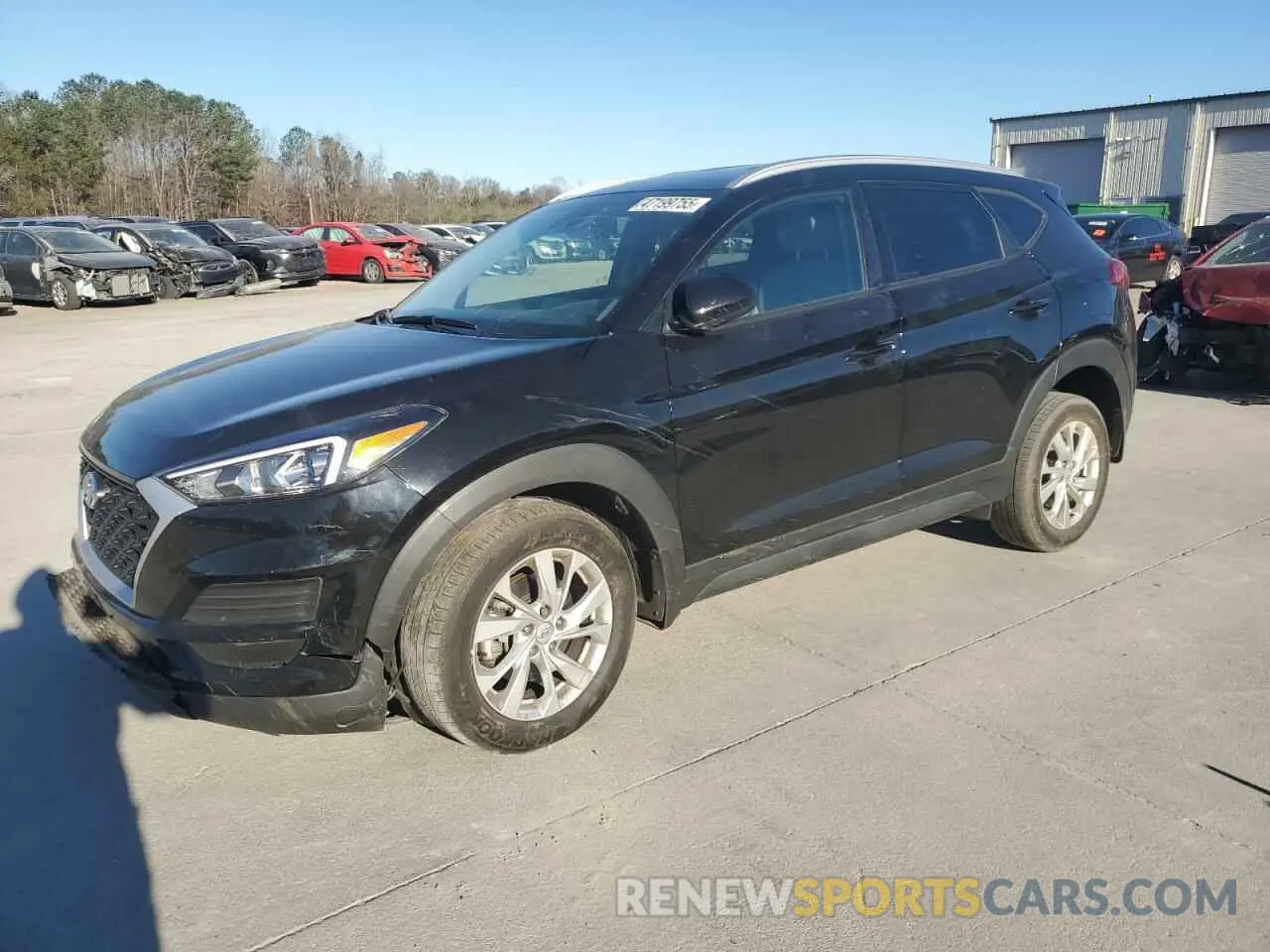 1 Фотография поврежденного автомобиля KM8J33A49MU353247 HYUNDAI TUCSON 2021