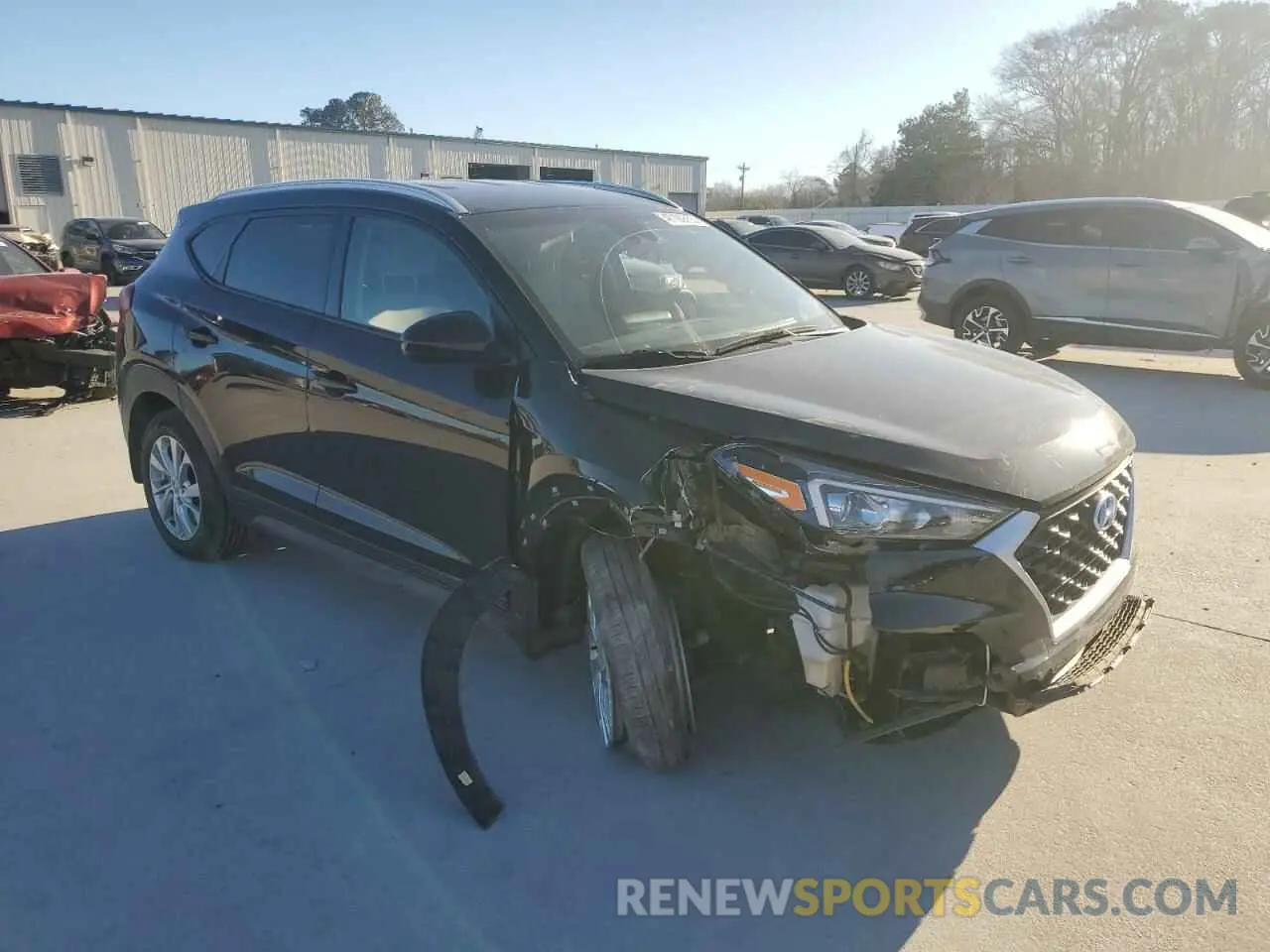 4 Фотография поврежденного автомобиля KM8J33A49MU353247 HYUNDAI TUCSON 2021