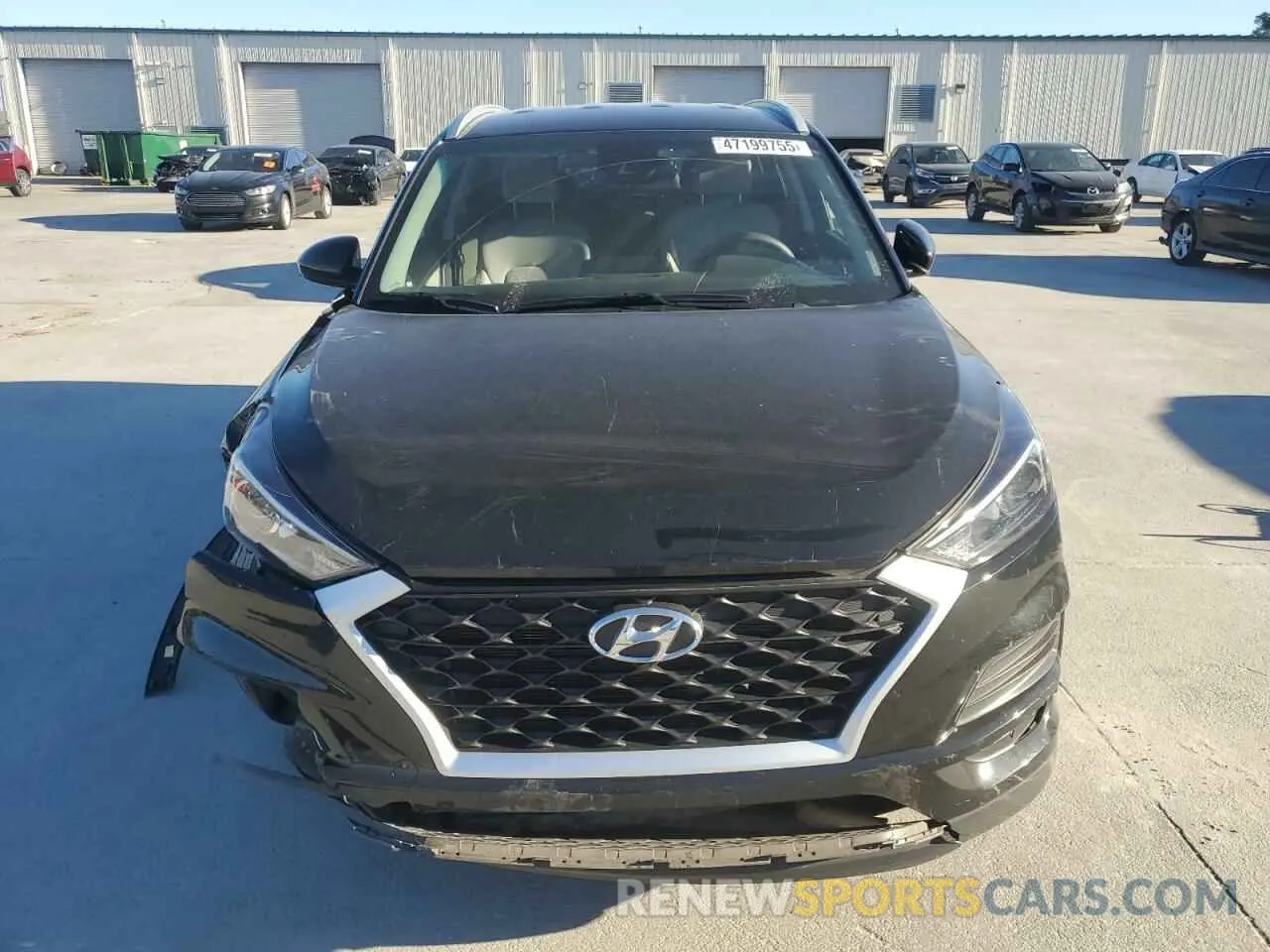 5 Фотография поврежденного автомобиля KM8J33A49MU353247 HYUNDAI TUCSON 2021