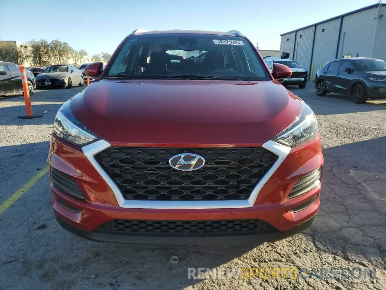 5 Photograph of a damaged car KM8J33A49MU382599 HYUNDAI TUCSON 2021