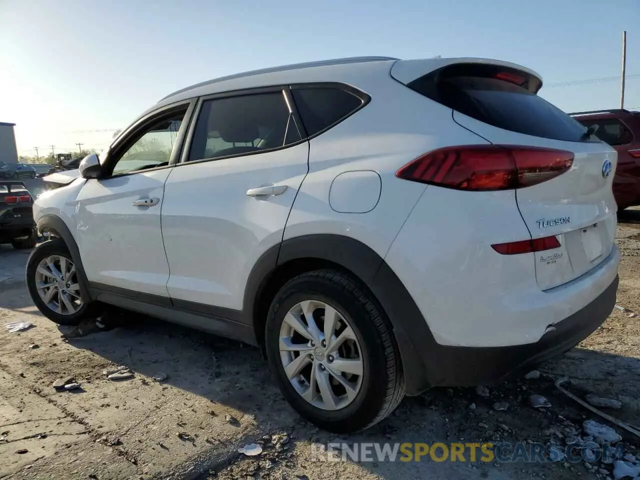 2 Photograph of a damaged car KM8J33A4XMU318040 HYUNDAI TUCSON 2021