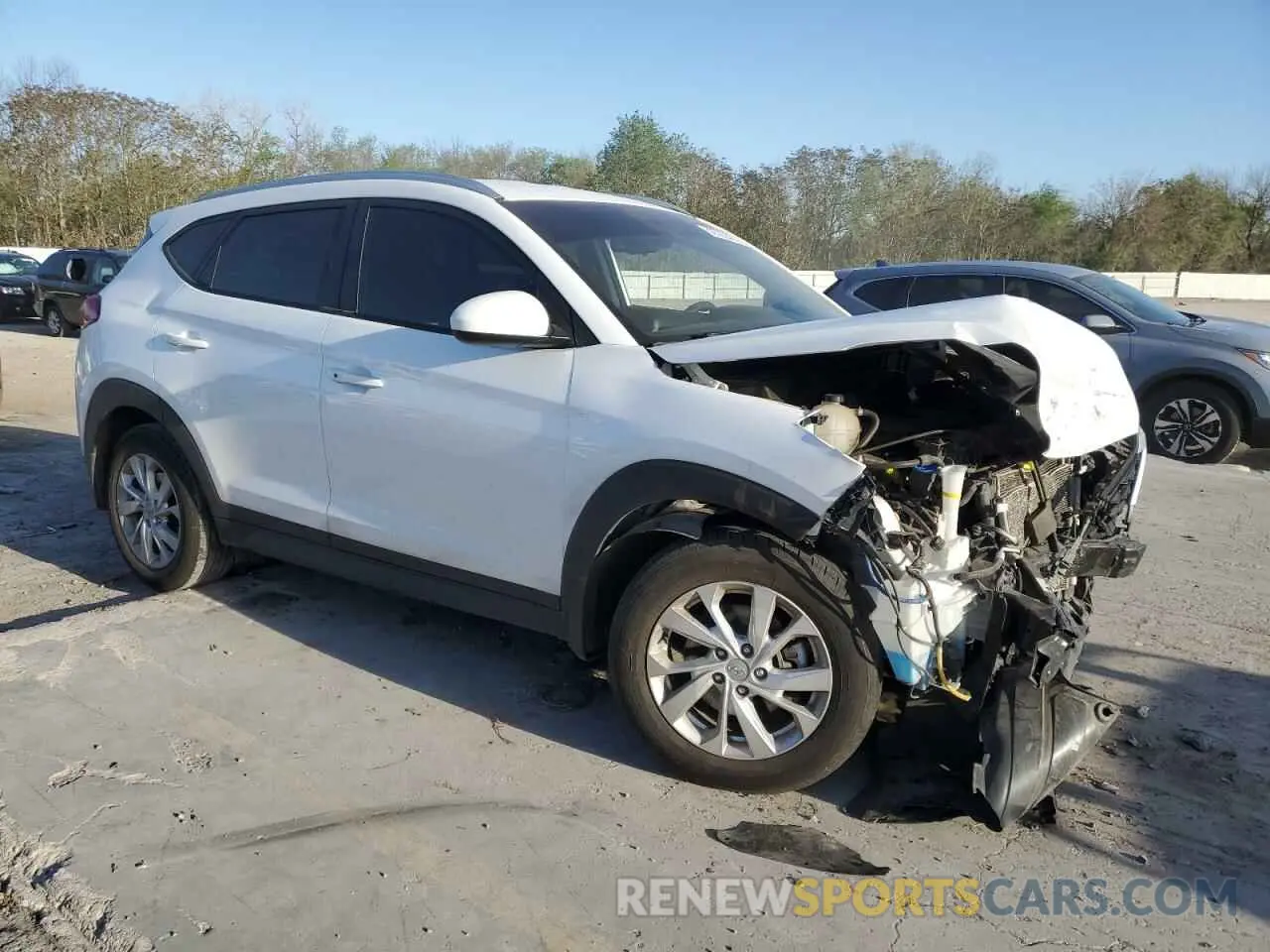 4 Photograph of a damaged car KM8J33A4XMU318040 HYUNDAI TUCSON 2021