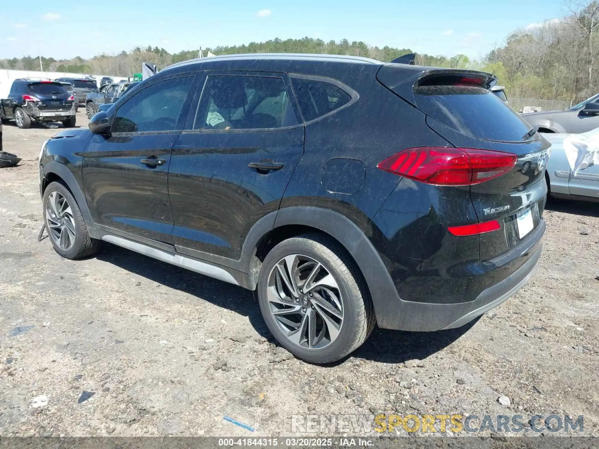 3 Фотография поврежденного автомобиля KM8J33AL0MU321682 HYUNDAI TUCSON 2021