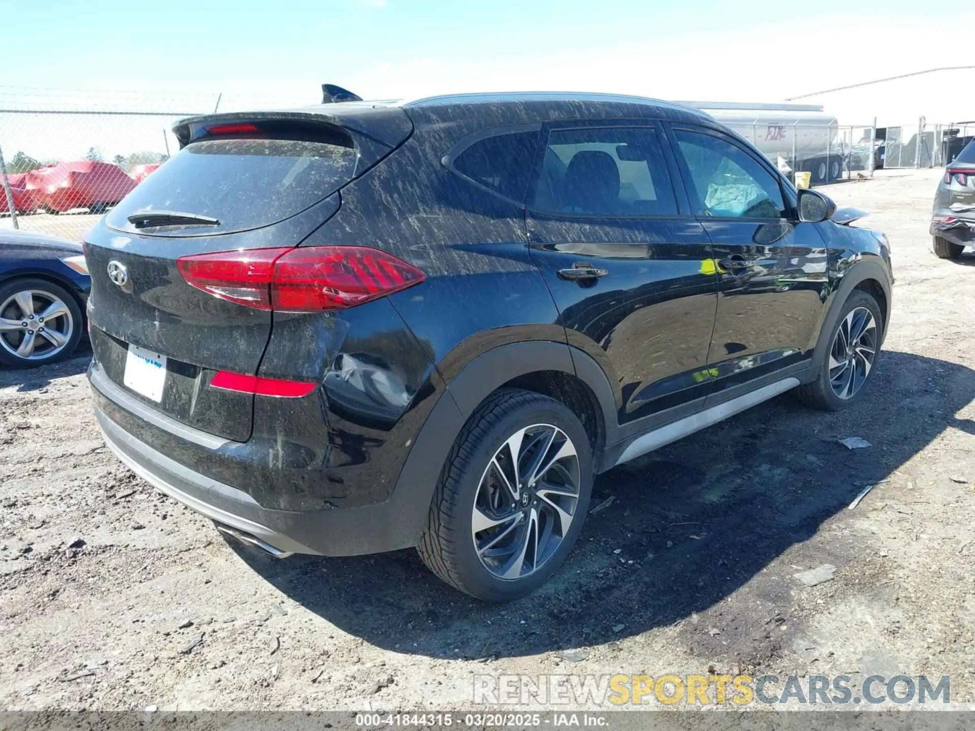 4 Фотография поврежденного автомобиля KM8J33AL0MU321682 HYUNDAI TUCSON 2021