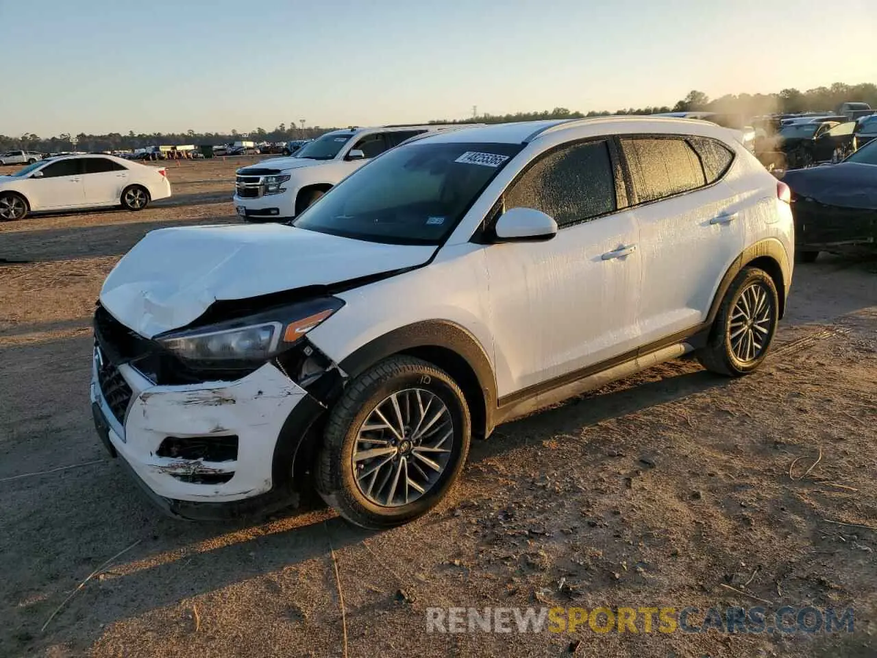 1 Фотография поврежденного автомобиля KM8J33AL0MU336473 HYUNDAI TUCSON 2021