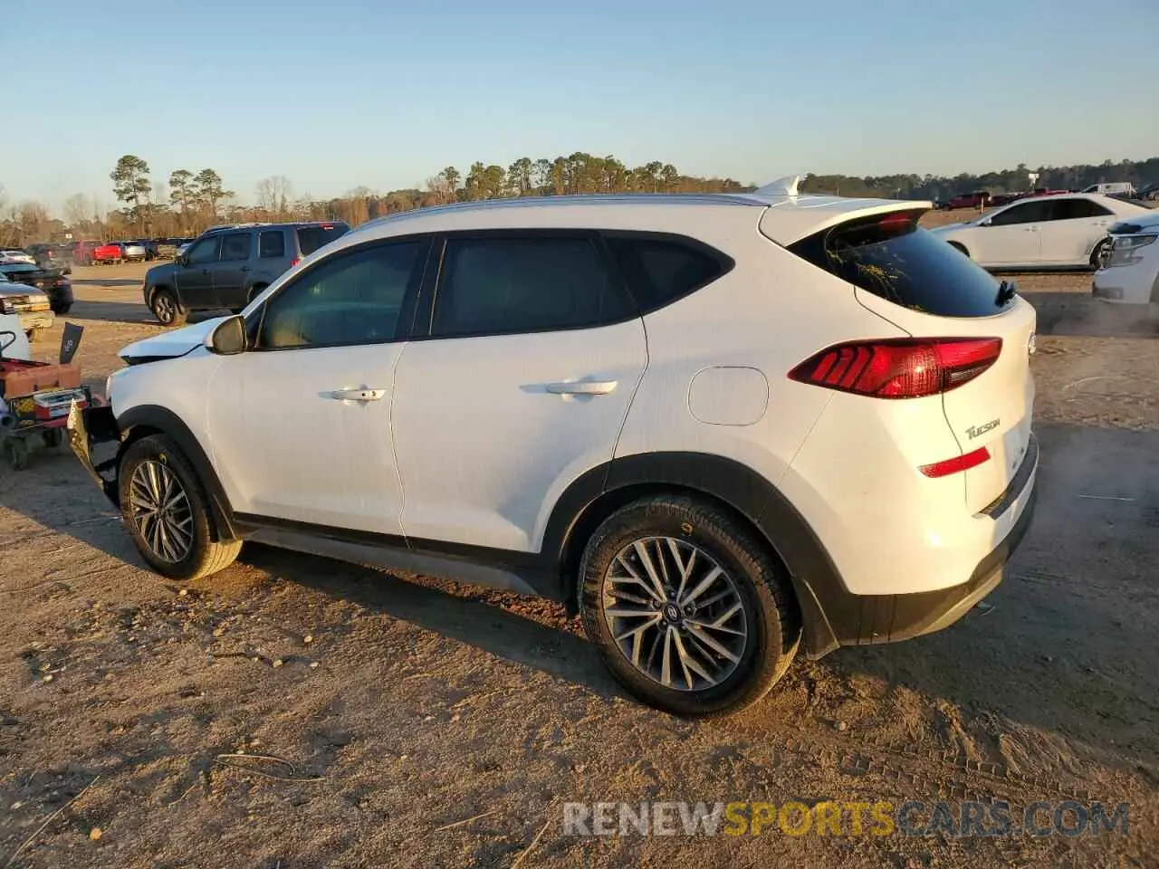 2 Фотография поврежденного автомобиля KM8J33AL0MU336473 HYUNDAI TUCSON 2021