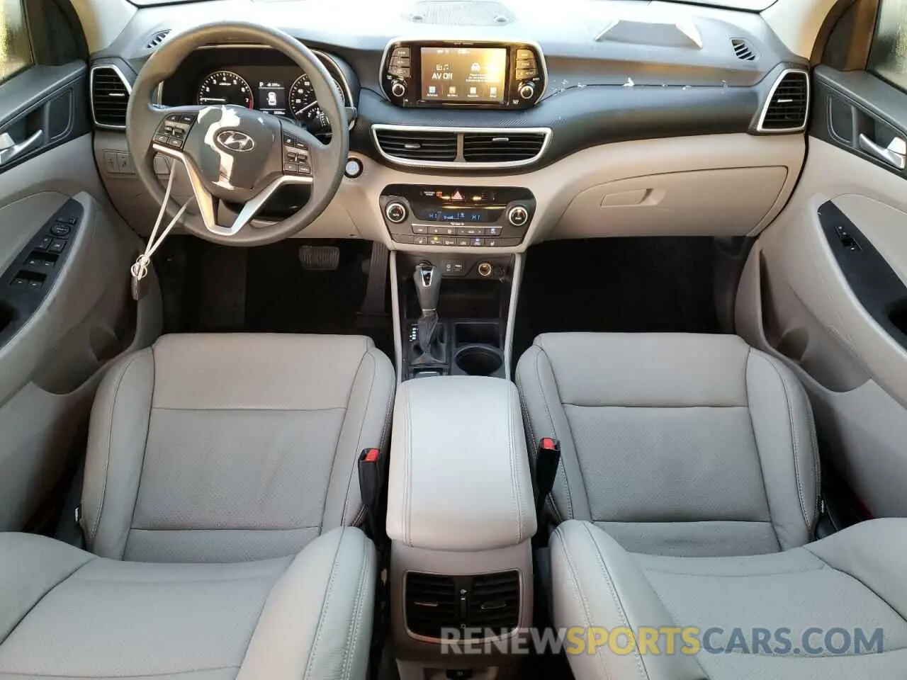 8 Фотография поврежденного автомобиля KM8J33AL0MU336473 HYUNDAI TUCSON 2021
