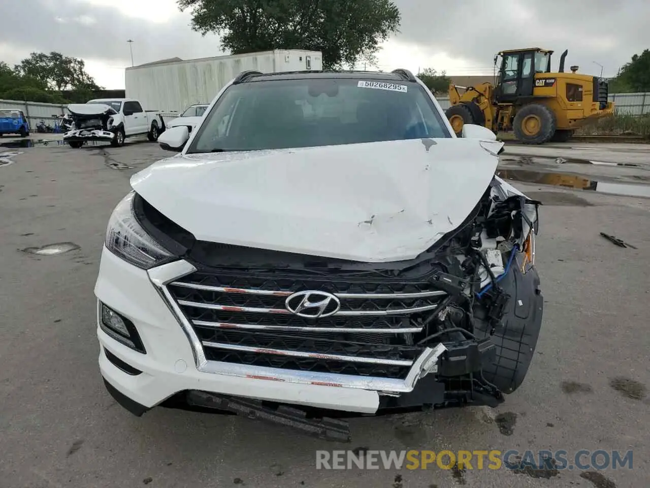 5 Photograph of a damaged car KM8J33AL0MU385026 HYUNDAI TUCSON 2021
