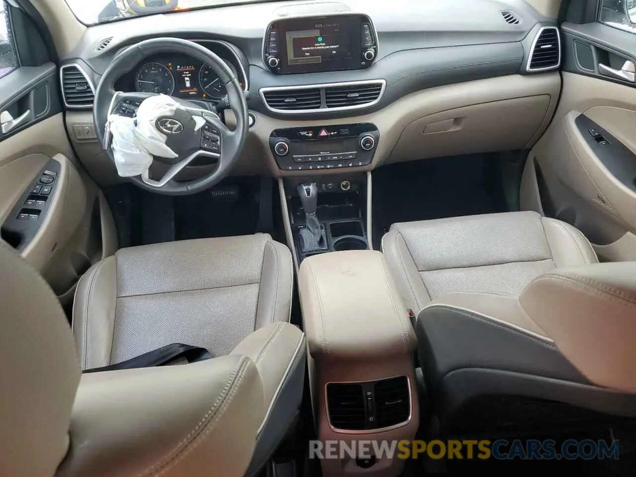 8 Photograph of a damaged car KM8J33AL0MU385026 HYUNDAI TUCSON 2021