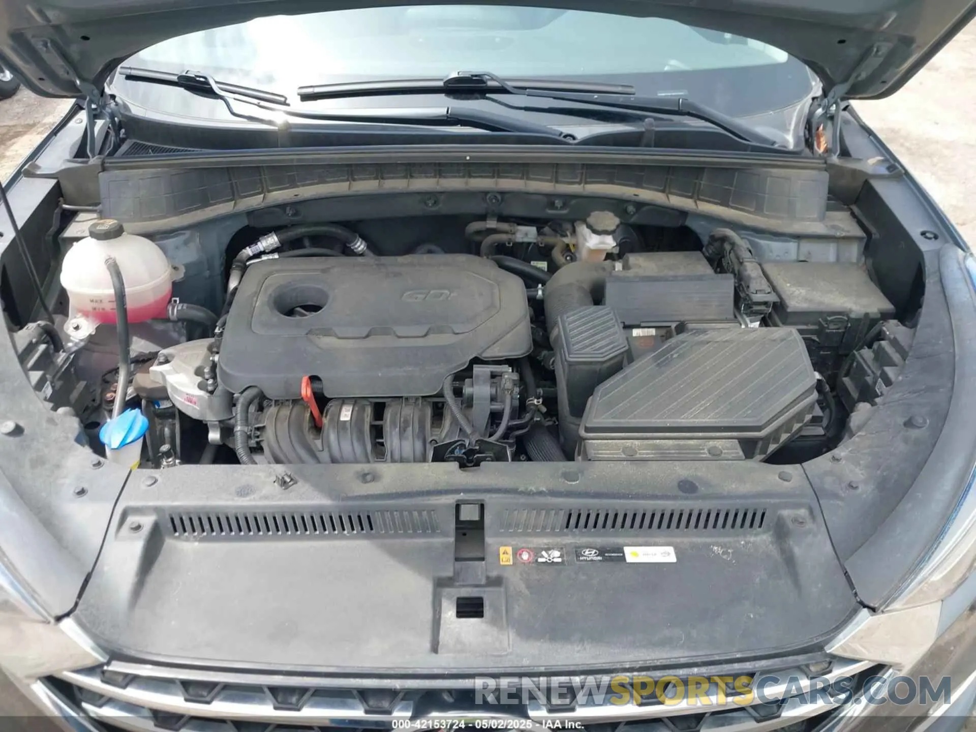 10 Photograph of a damaged car KM8J33AL2MU325832 HYUNDAI TUCSON 2021