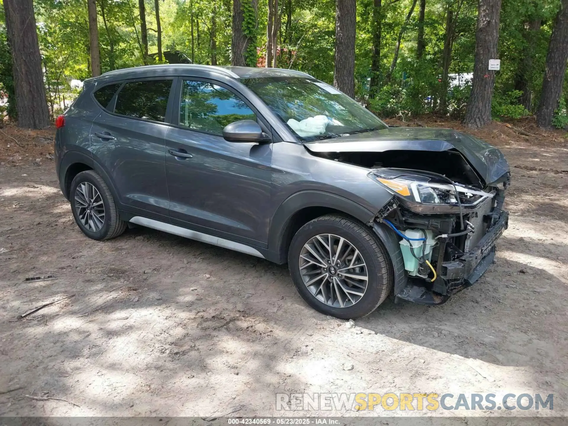 1 Photograph of a damaged car KM8J33AL3MU326729 HYUNDAI TUCSON 2021