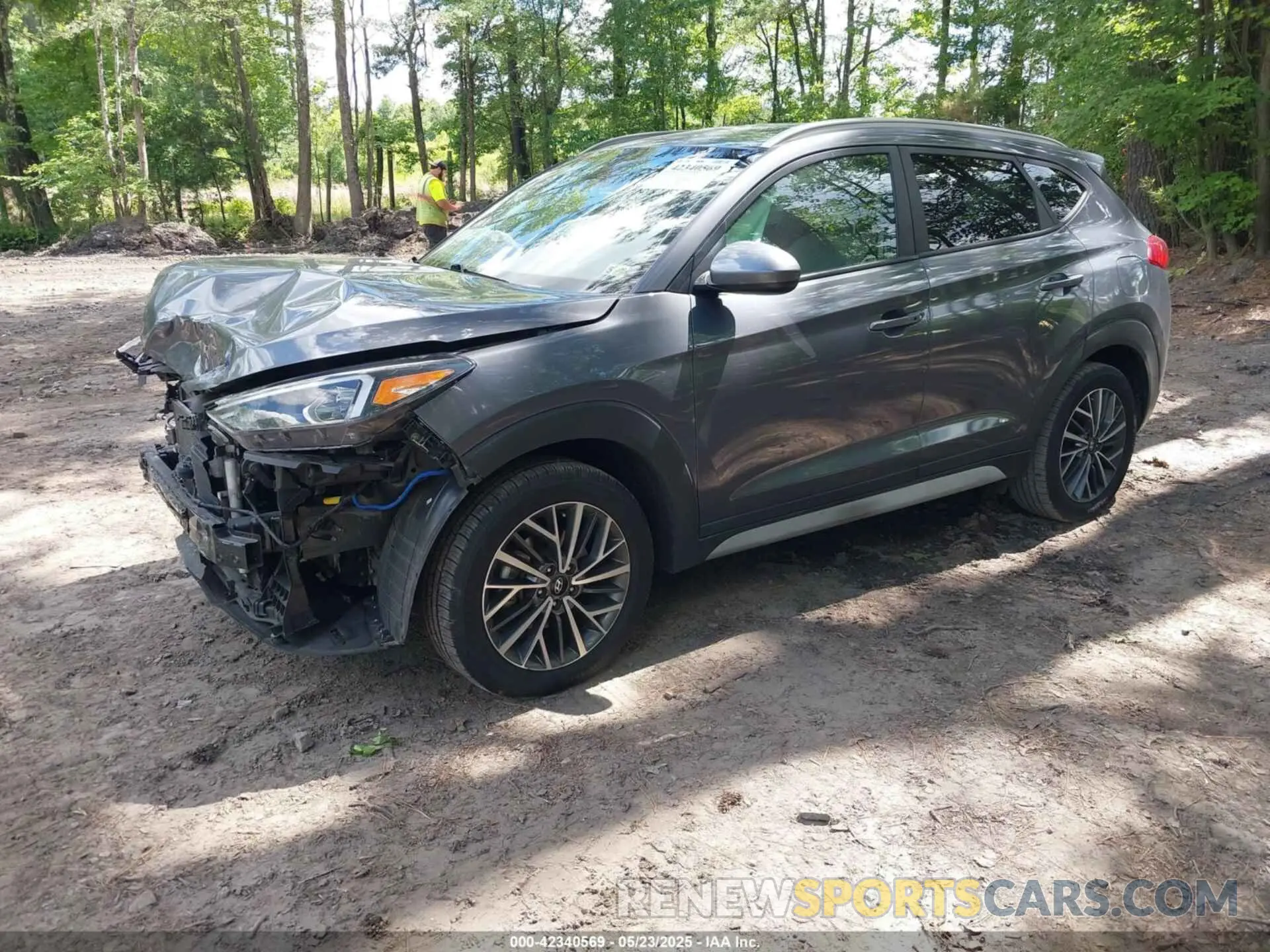 2 Photograph of a damaged car KM8J33AL3MU326729 HYUNDAI TUCSON 2021