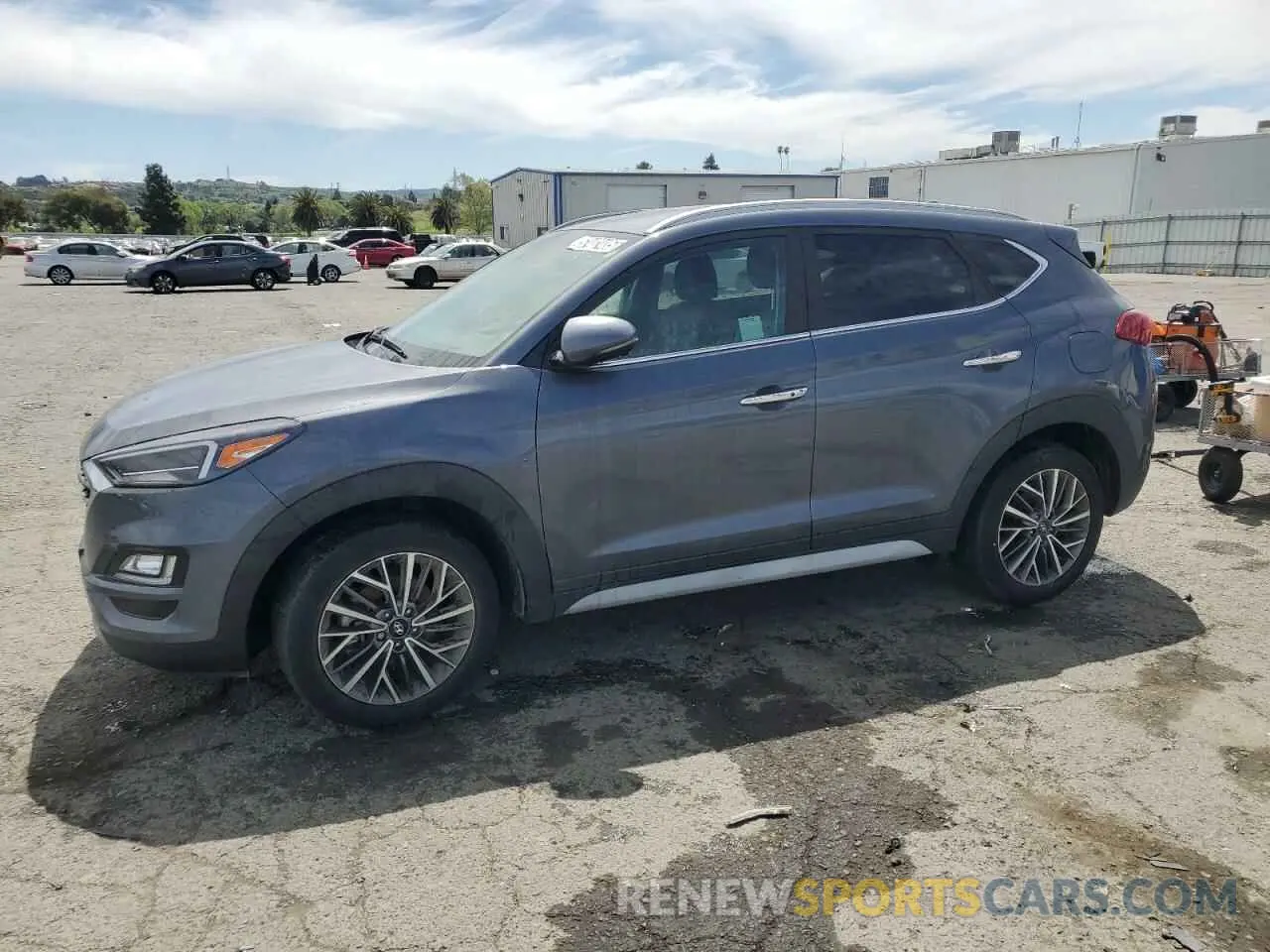 1 Photograph of a damaged car KM8J33AL4MU299489 HYUNDAI TUCSON 2021
