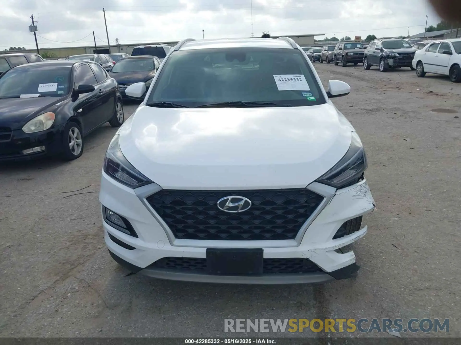 12 Photograph of a damaged car KM8J33AL4MU313925 HYUNDAI TUCSON 2021