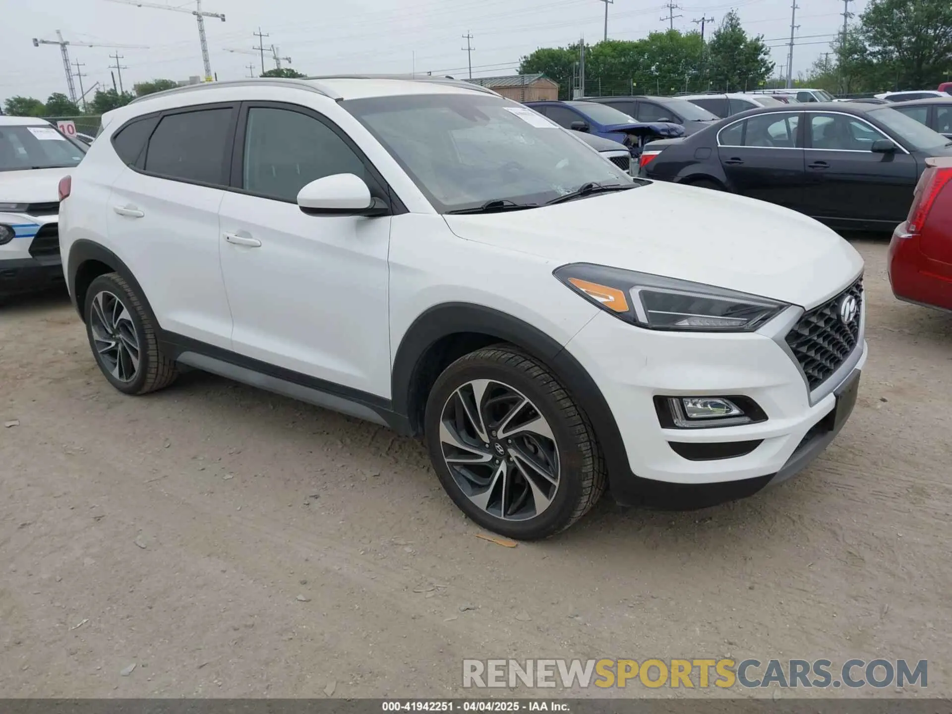 1 Фотография поврежденного автомобиля KM8J33AL4MU369315 HYUNDAI TUCSON 2021
