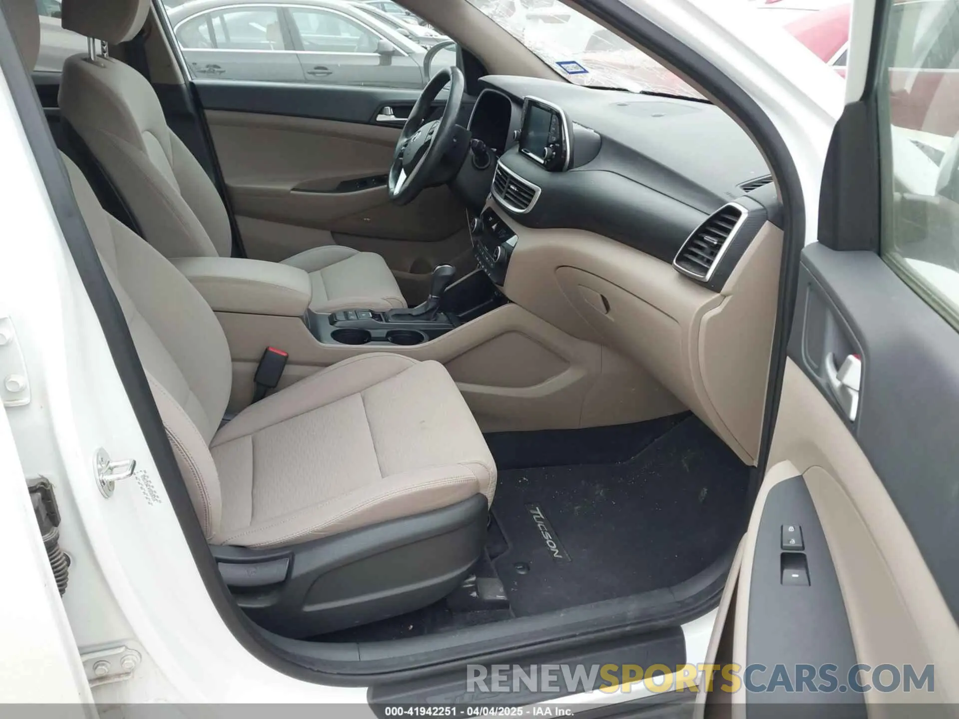 5 Фотография поврежденного автомобиля KM8J33AL4MU369315 HYUNDAI TUCSON 2021