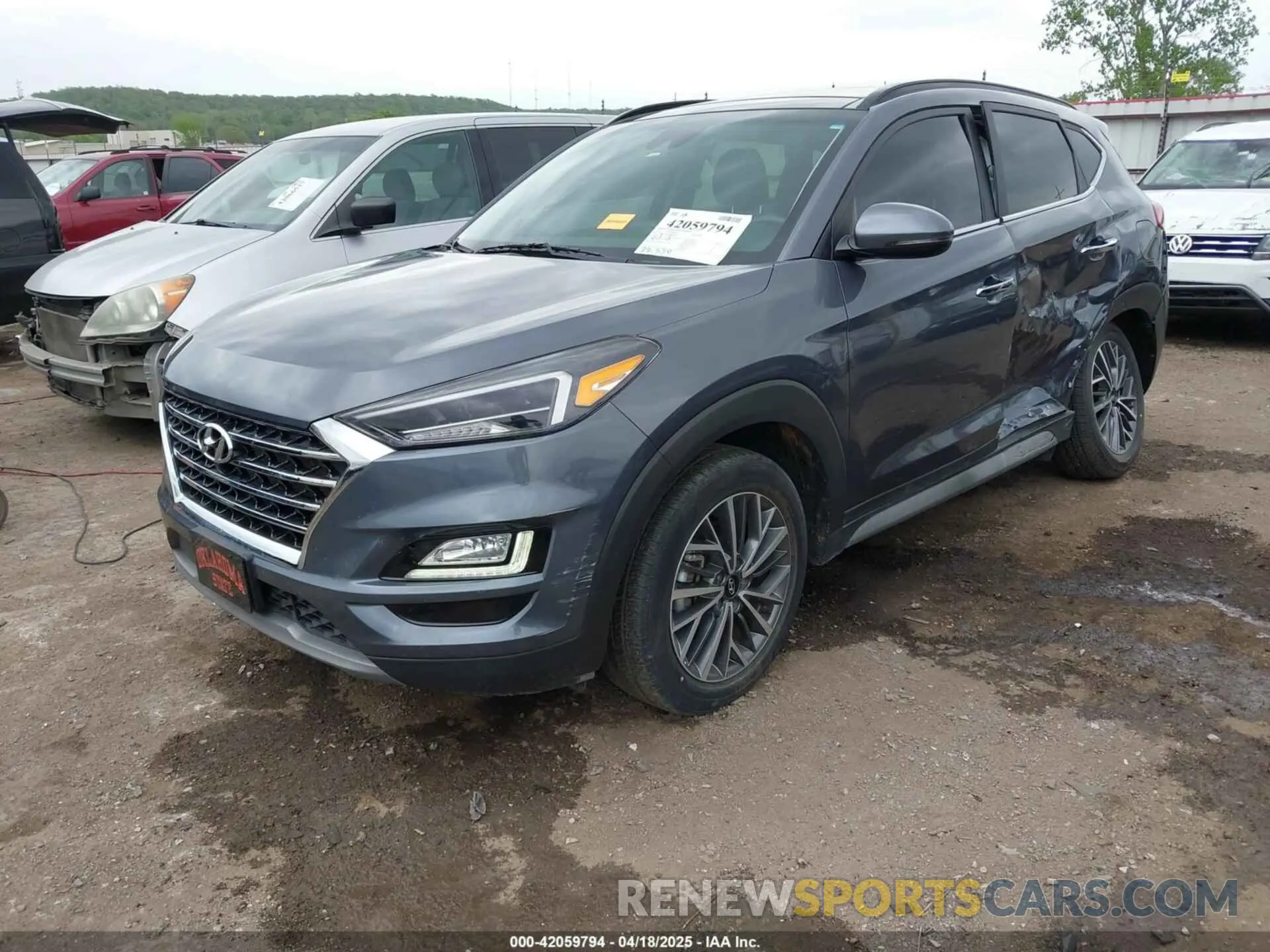 2 Фотография поврежденного автомобиля KM8J33AL5MU328739 HYUNDAI TUCSON 2021