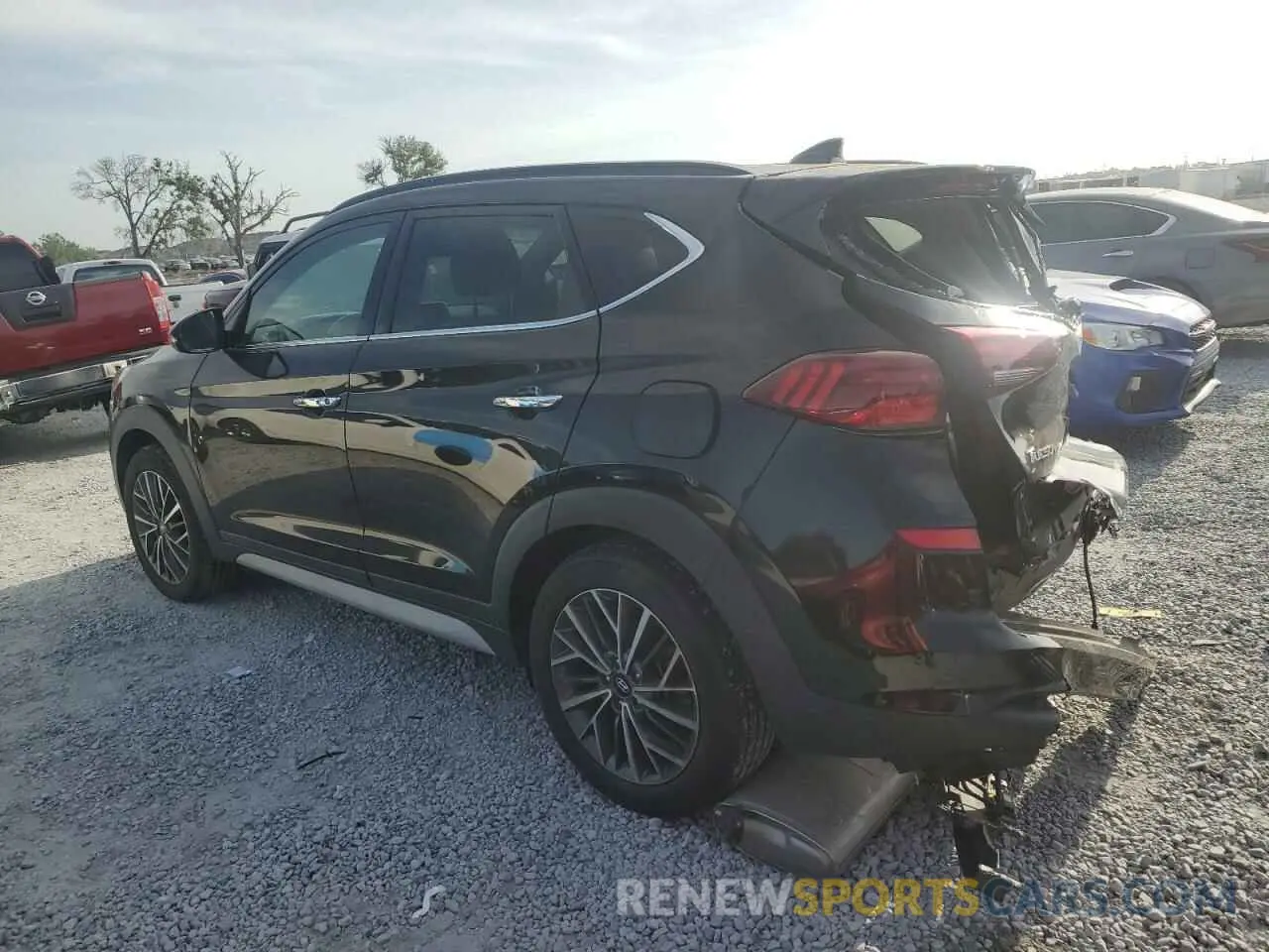 2 Photograph of a damaged car KM8J33AL6MU394782 HYUNDAI TUCSON 2021