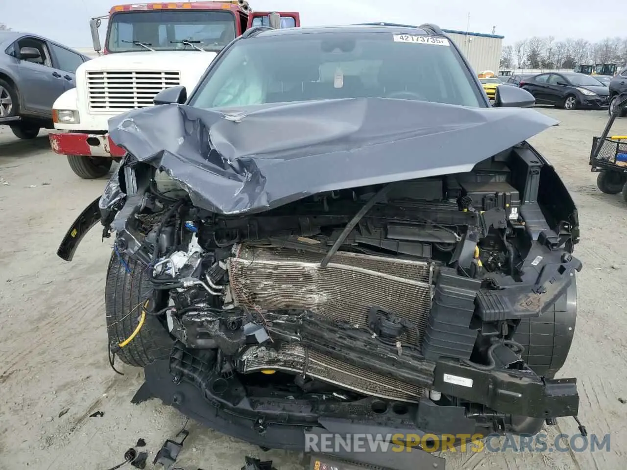 5 Photograph of a damaged car KM8J33AL7MU285036 HYUNDAI TUCSON 2021