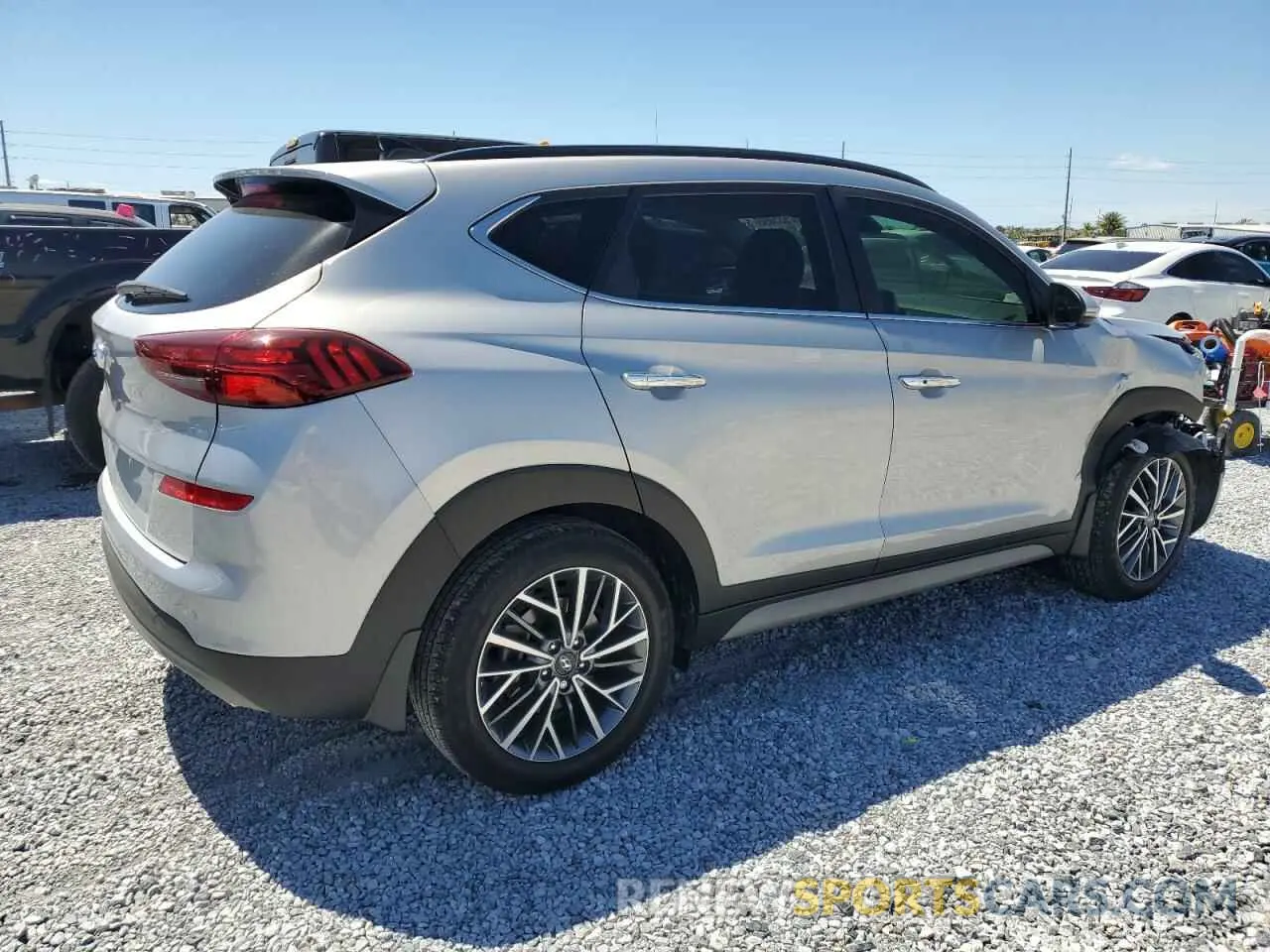 3 Фотография поврежденного автомобиля KM8J33AL7MU306113 HYUNDAI TUCSON 2021