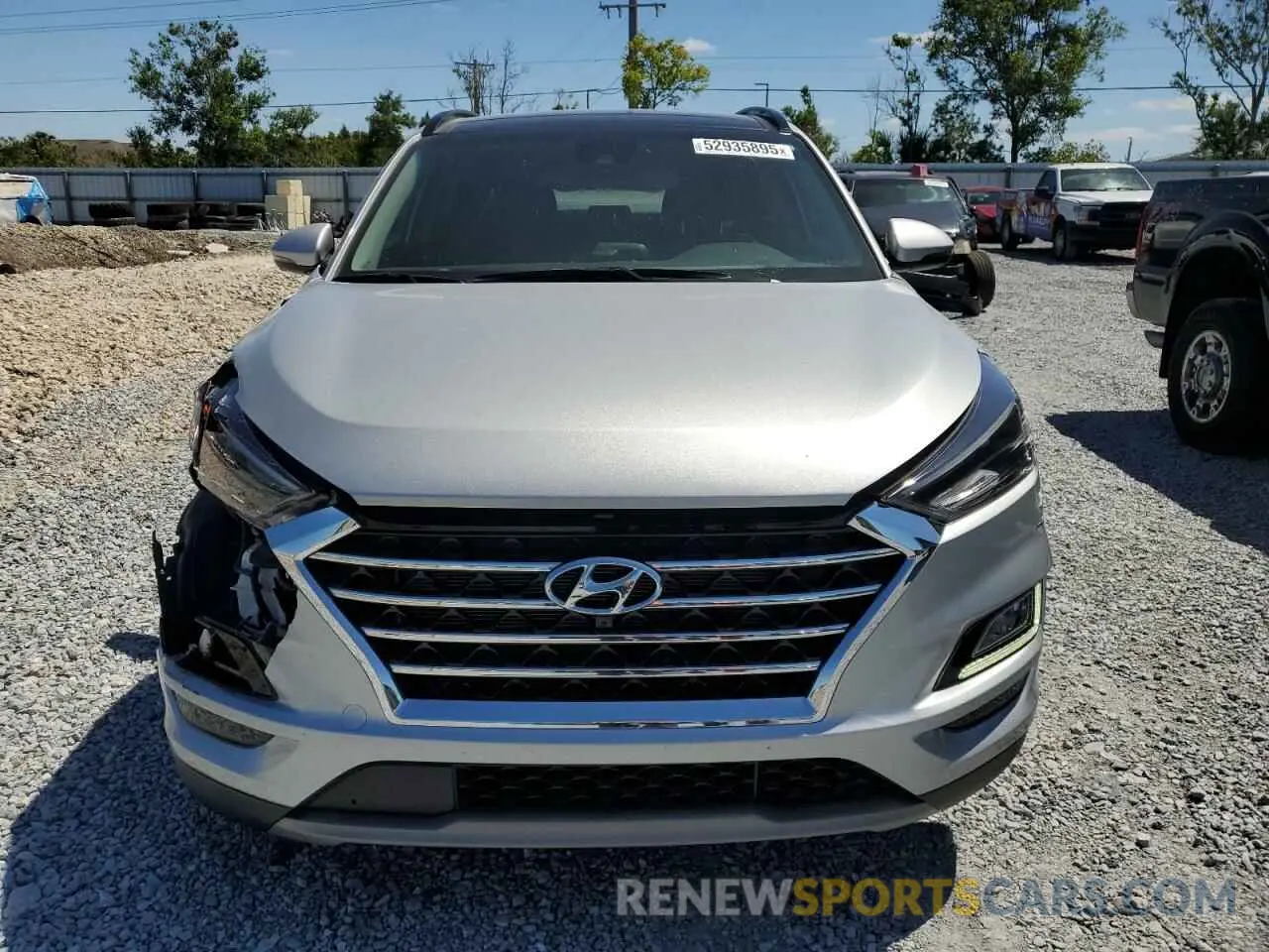 5 Фотография поврежденного автомобиля KM8J33AL7MU306113 HYUNDAI TUCSON 2021