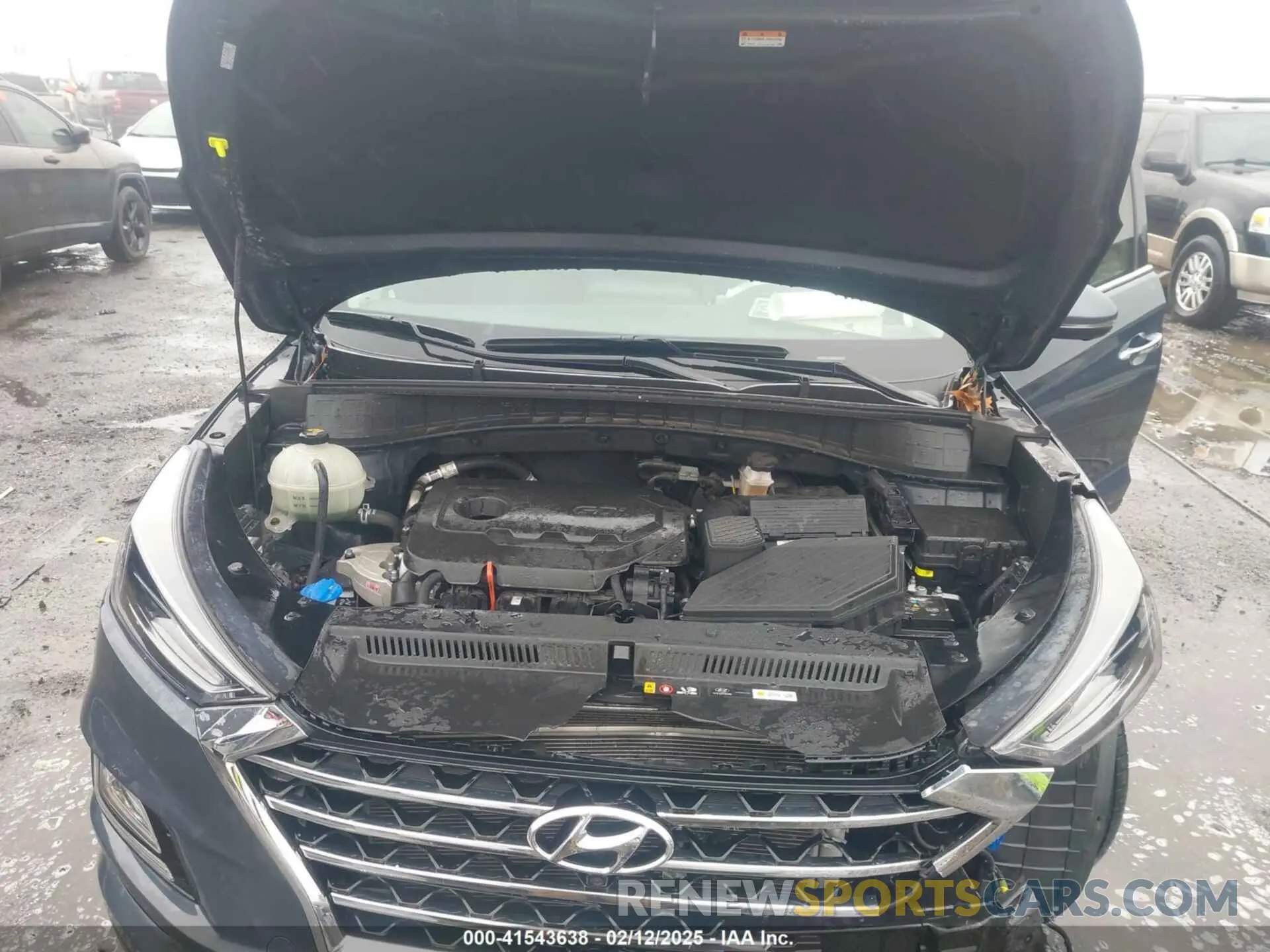 10 Photograph of a damaged car KM8J33AL9MU282980 HYUNDAI TUCSON 2021