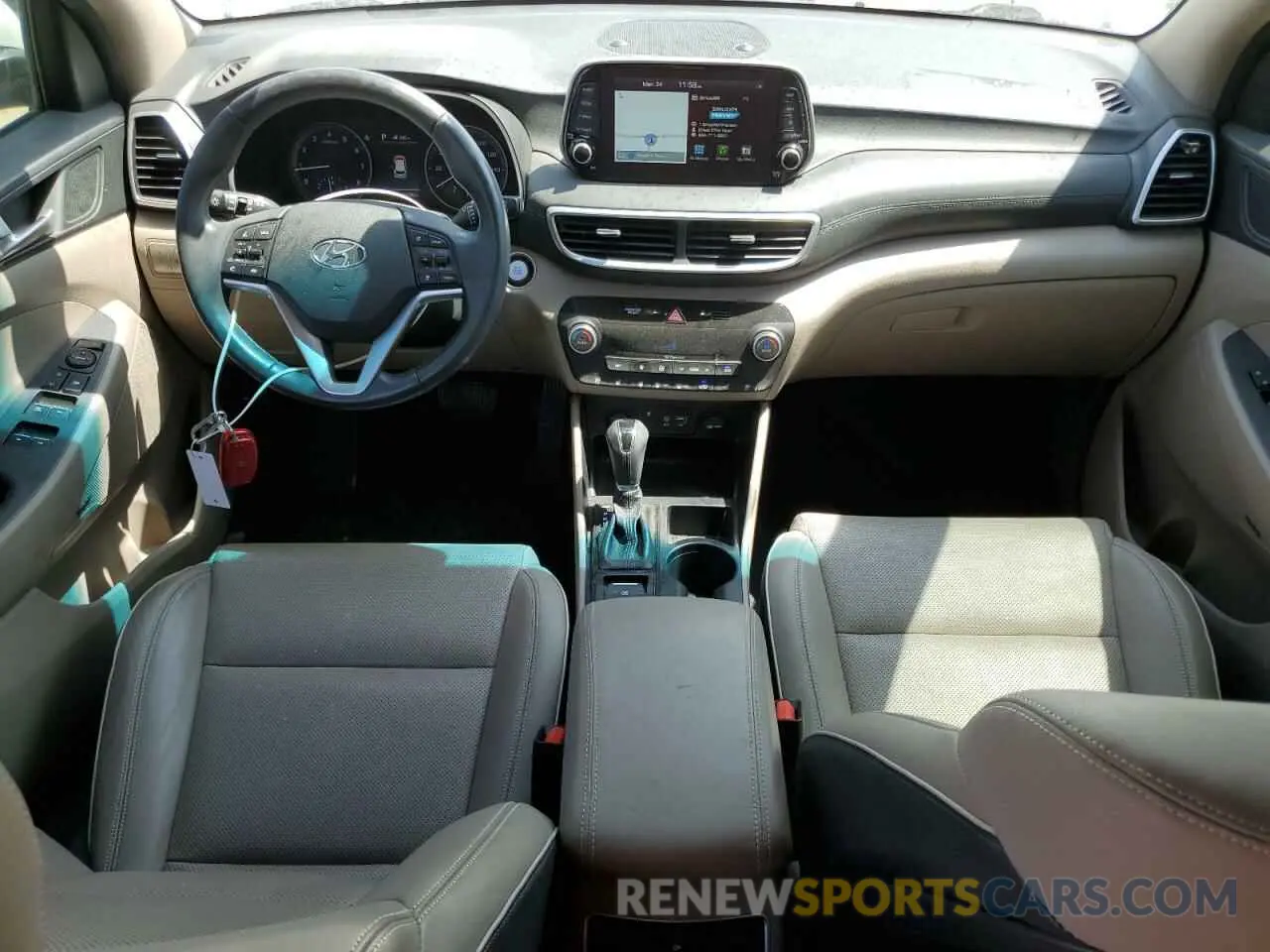 8 Photograph of a damaged car KM8J33AL9MU304931 HYUNDAI TUCSON 2021