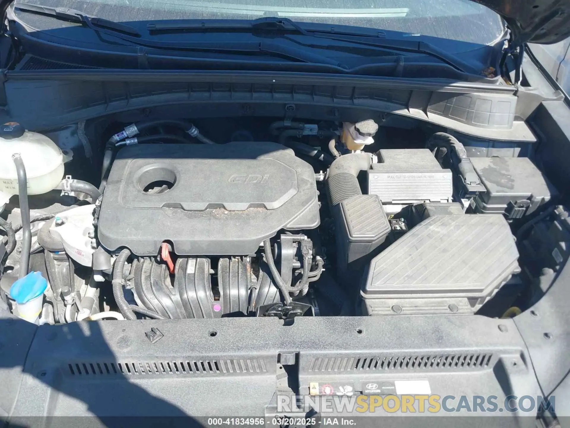 10 Photograph of a damaged car KM8J33AL9MU305948 HYUNDAI TUCSON 2021