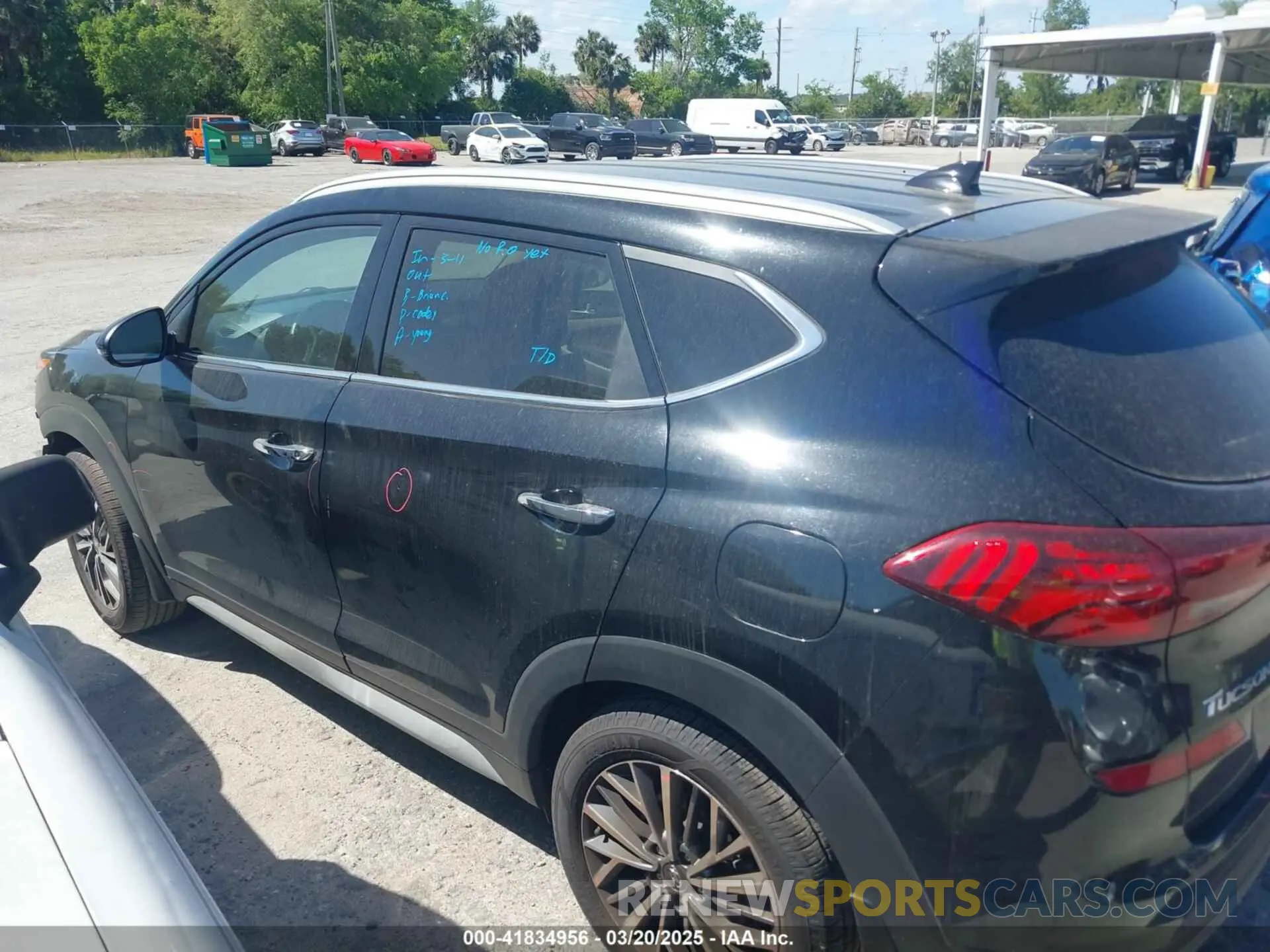 14 Photograph of a damaged car KM8J33AL9MU305948 HYUNDAI TUCSON 2021