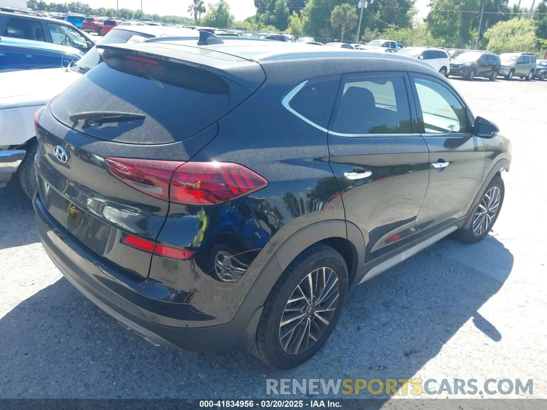 4 Photograph of a damaged car KM8J33AL9MU305948 HYUNDAI TUCSON 2021