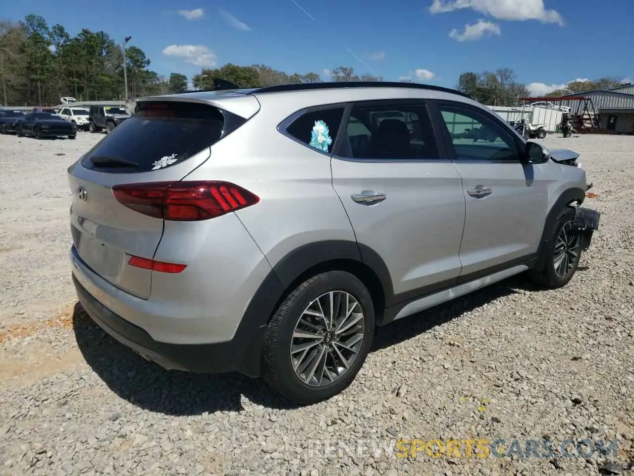 3 Photograph of a damaged car KM8J33AL9MU343812 HYUNDAI TUCSON 2021