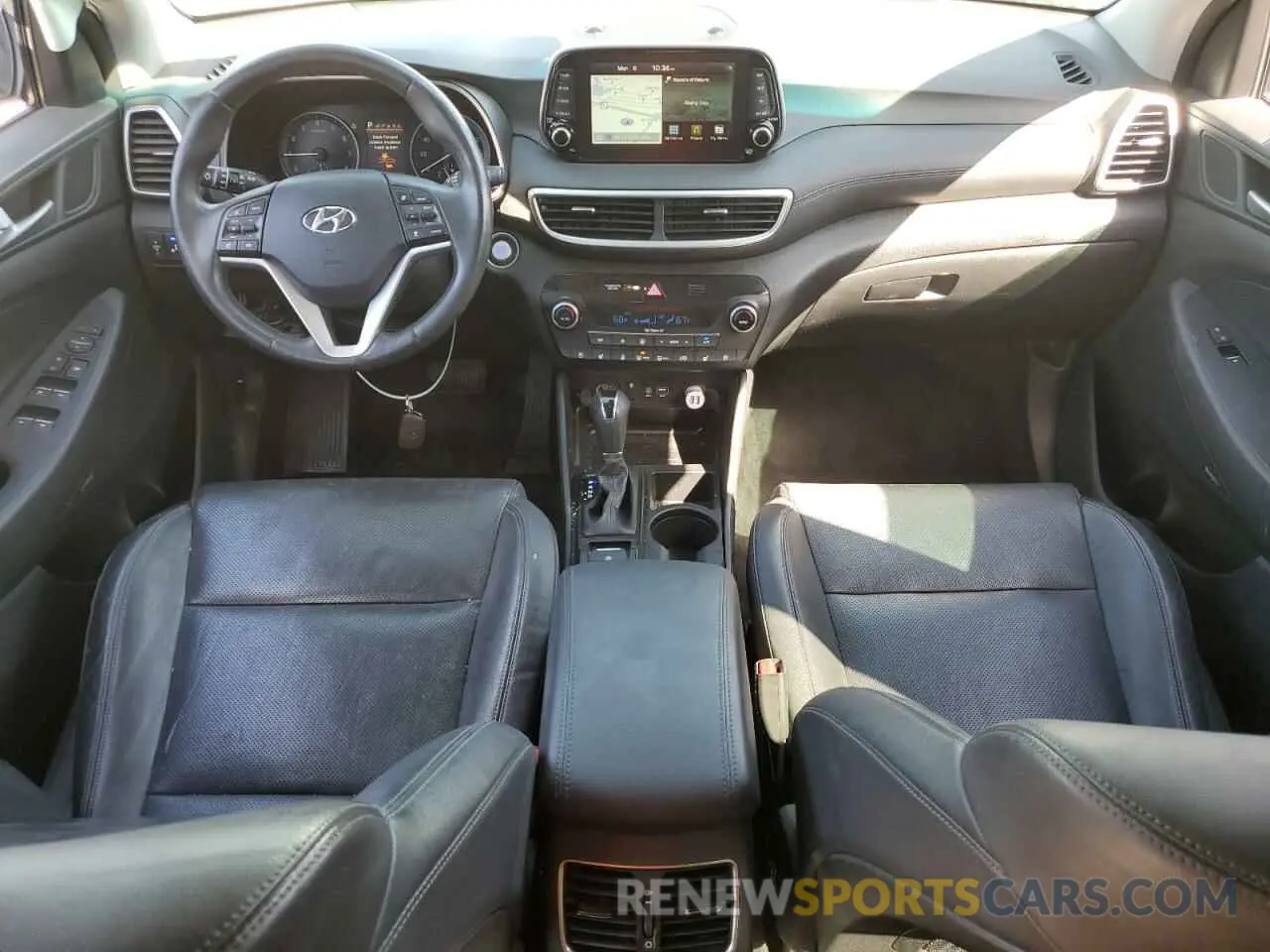 8 Photograph of a damaged car KM8J33AL9MU380116 HYUNDAI TUCSON 2021