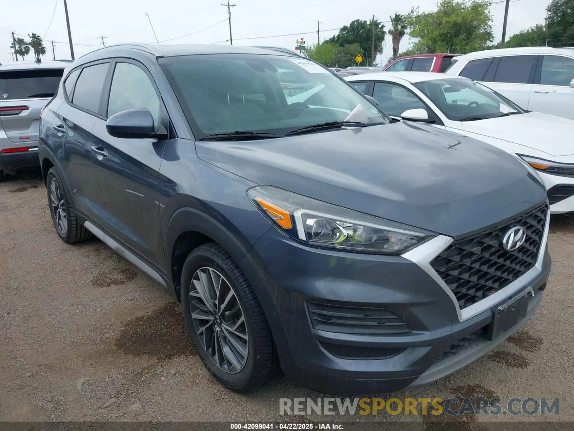 1 Photograph of a damaged car KM8J33AL9MU409114 HYUNDAI TUCSON 2021
