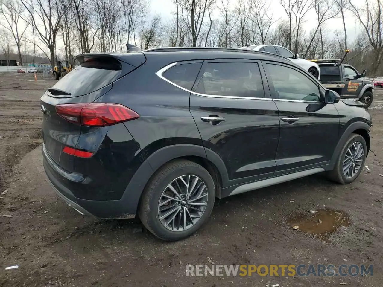 3 Фотография поврежденного автомобиля KM8J33ALXMU410045 HYUNDAI TUCSON 2021