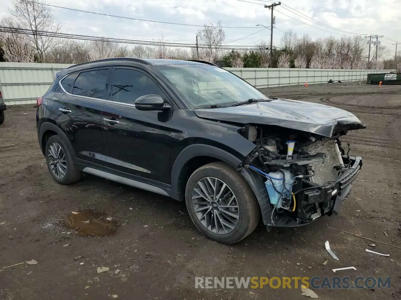 4 Фотография поврежденного автомобиля KM8J33ALXMU410045 HYUNDAI TUCSON 2021