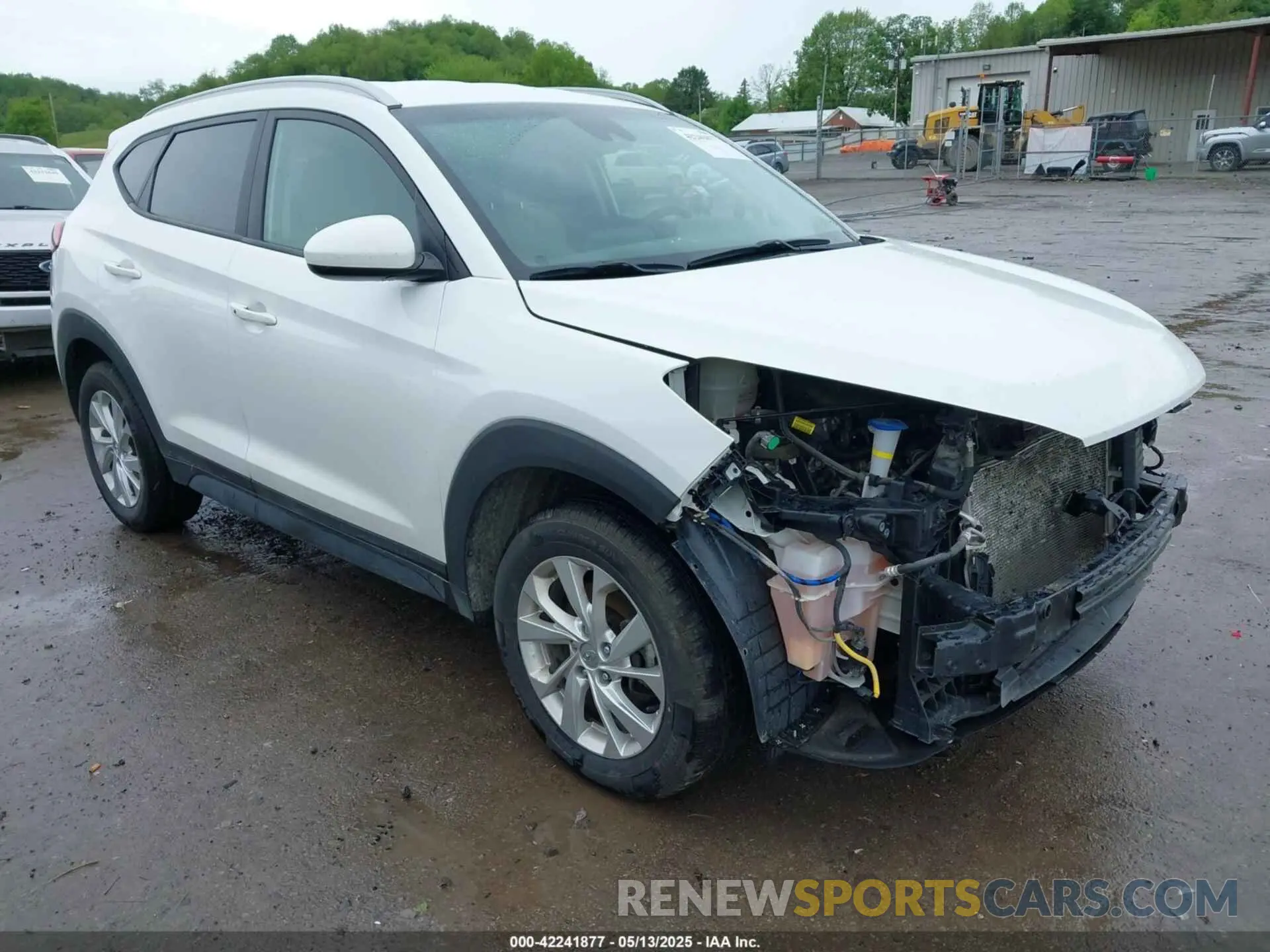 1 Photograph of a damaged car KM8J3CA41MU327869 HYUNDAI TUCSON 2021